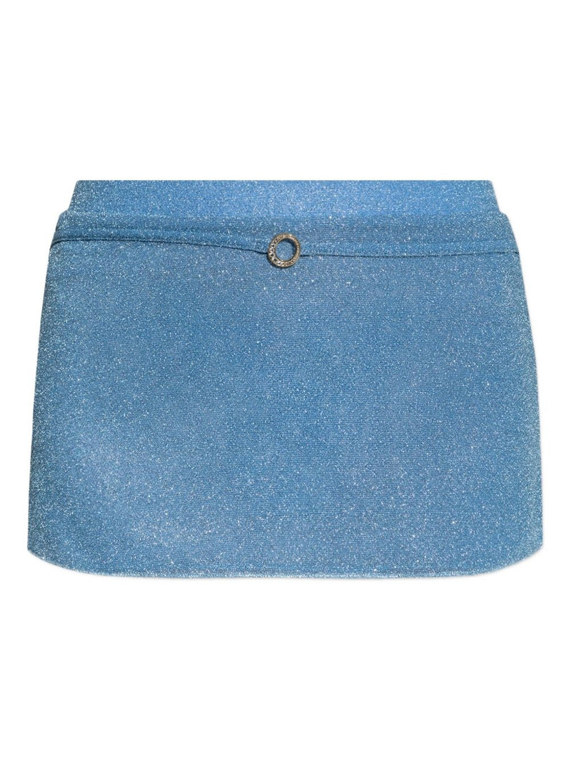 glitter-detailing mini skirt 1