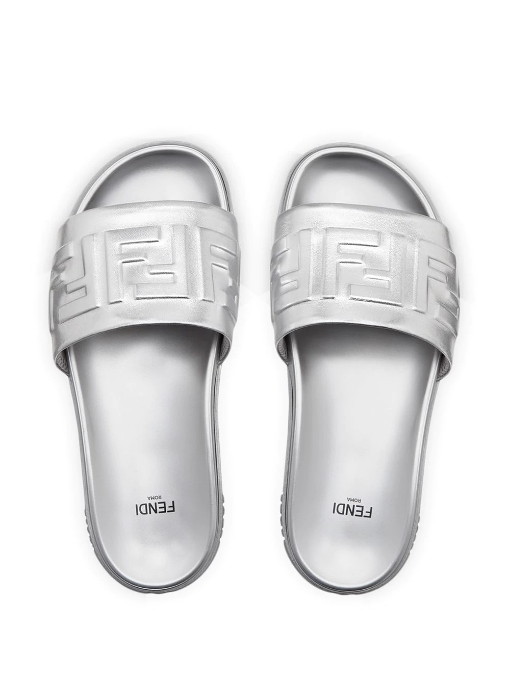 metallic FF logo slides - 4