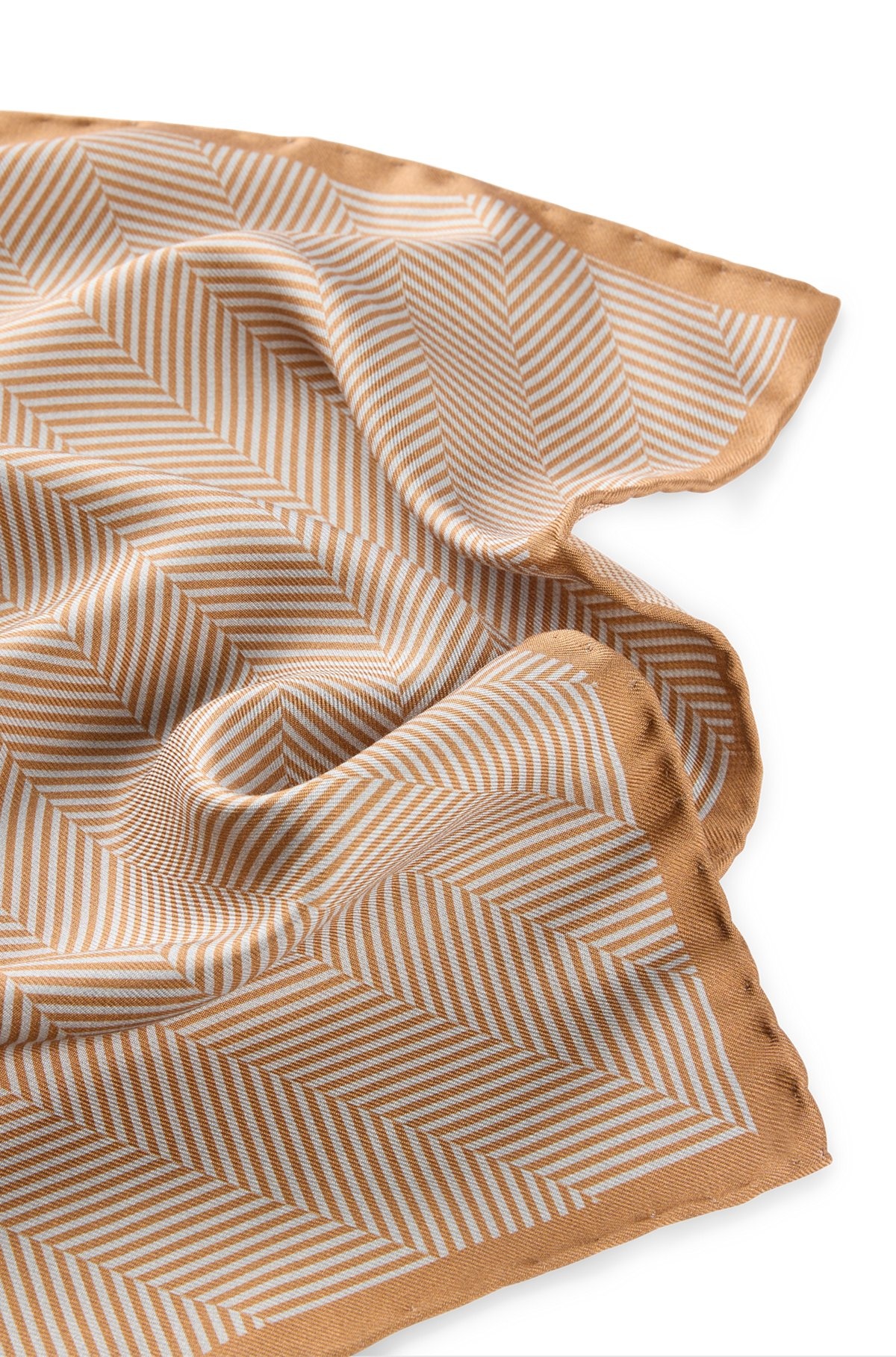 POCKET SQUARE IN PURE SILK WITH DOUBLE PRINT - 4
