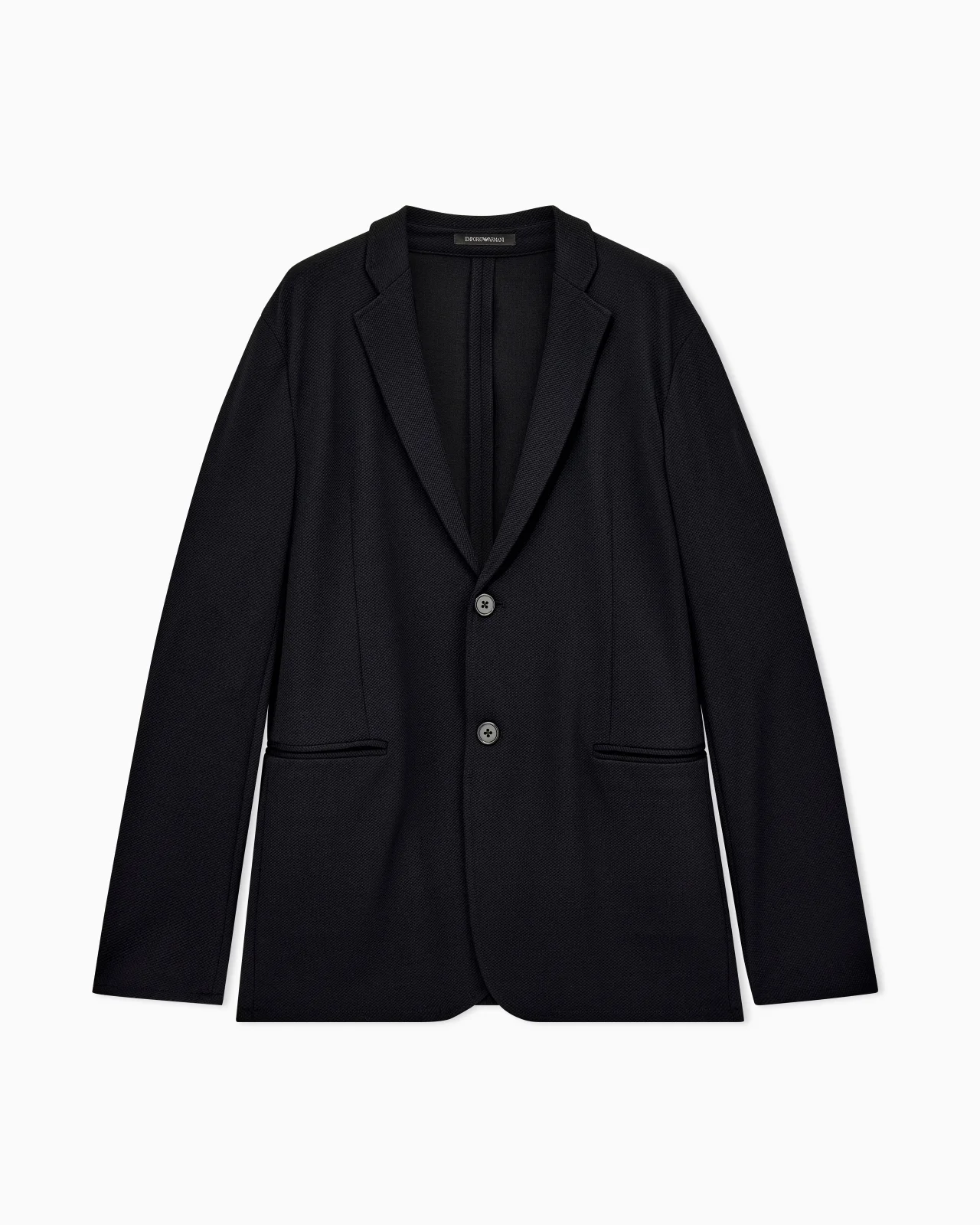 BLAZER IN TECHNO JERSEY PIQUET WITH REGULAR FIT - 1