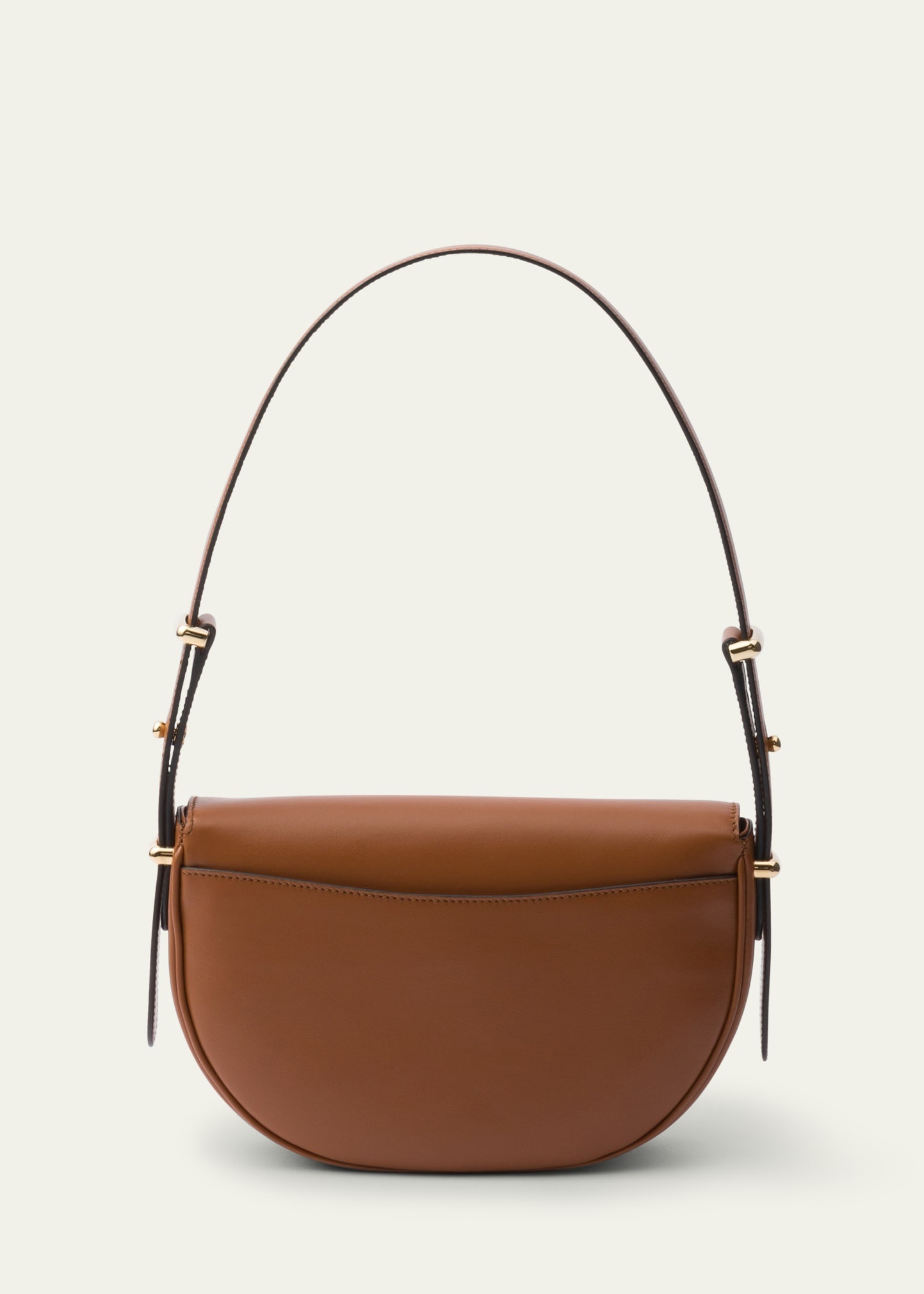 Flap Leather Crossbody Bag - 3