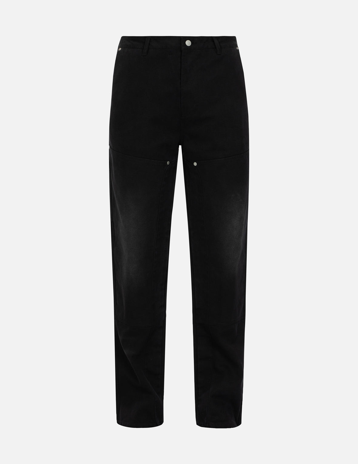SEAGULL APPLIQUÉ EMBROIDERY BAGGY FIT CARPENTER PANTS - 2