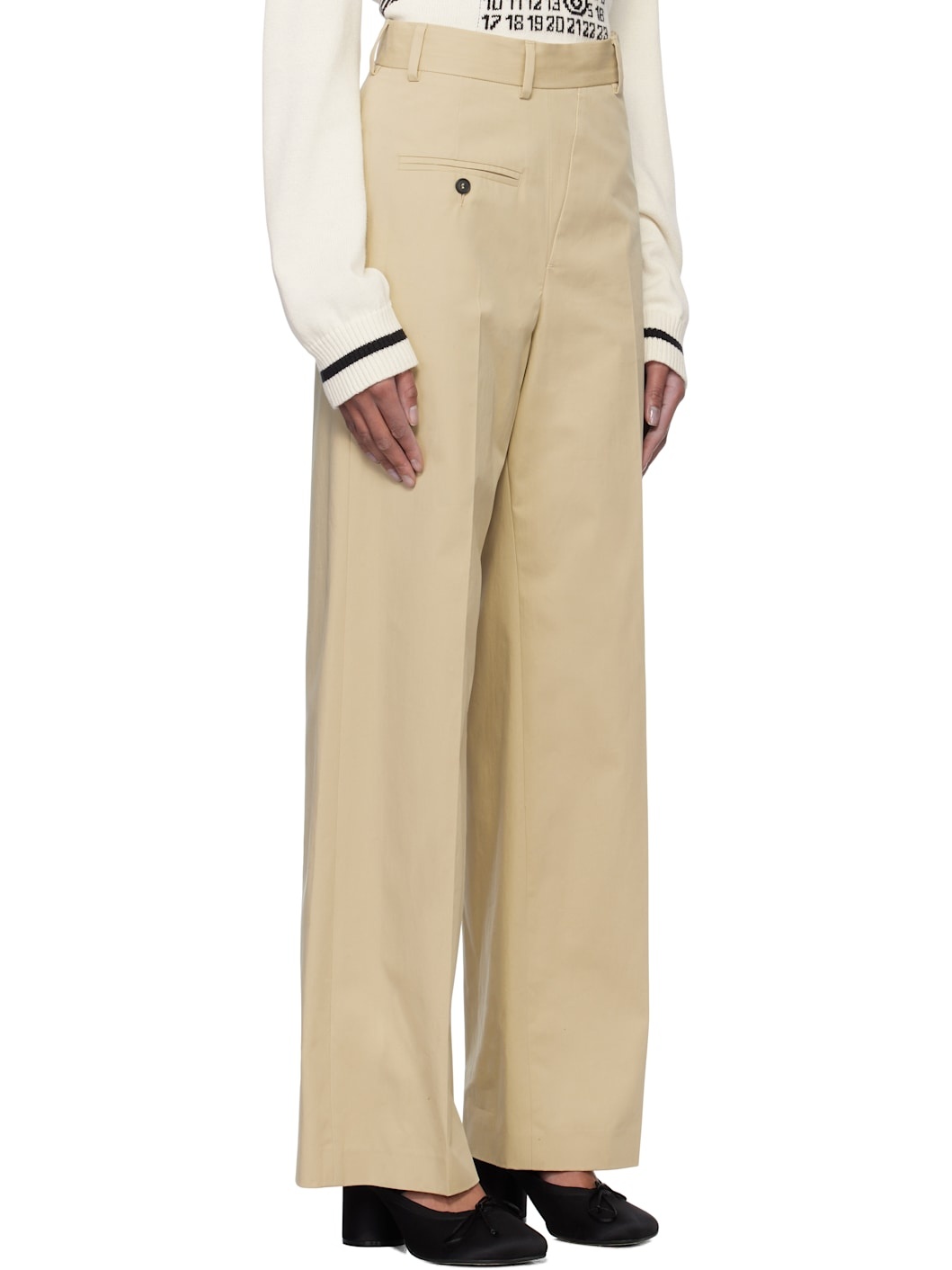 Tan Tailoring Twisted Trousers - 2