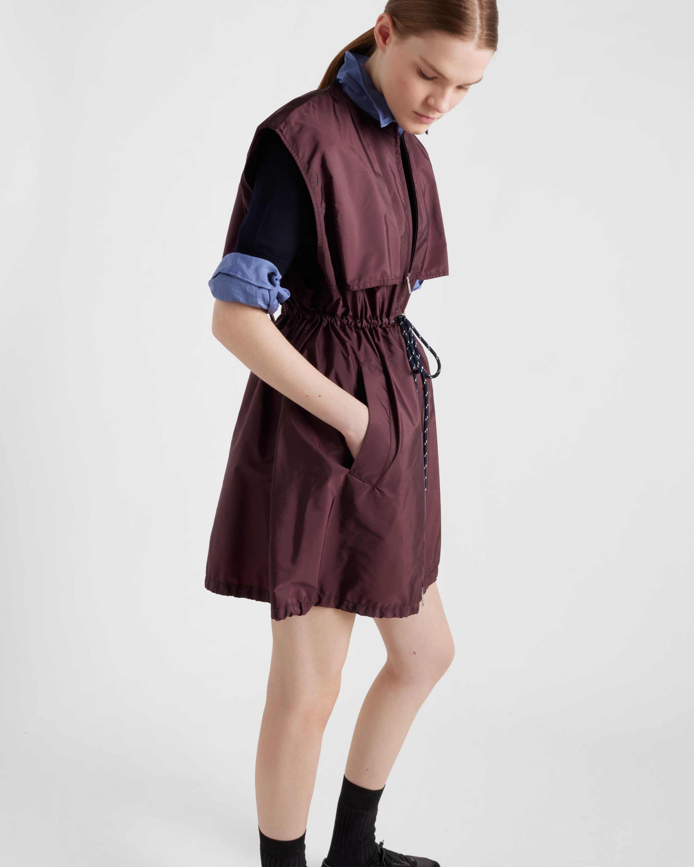 Re-Nylon mini-dress - 6