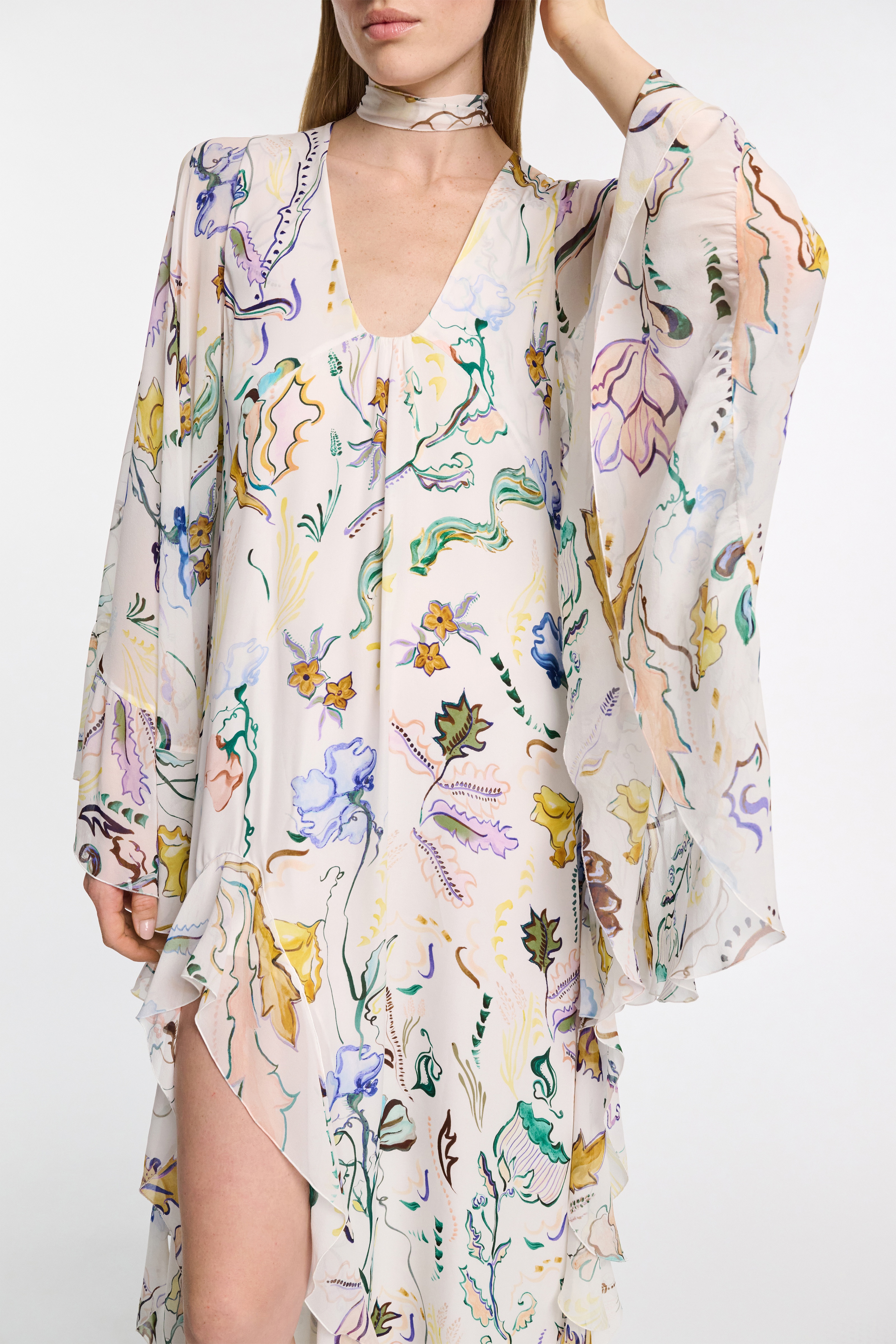 FLORAL TWIST dress - 4