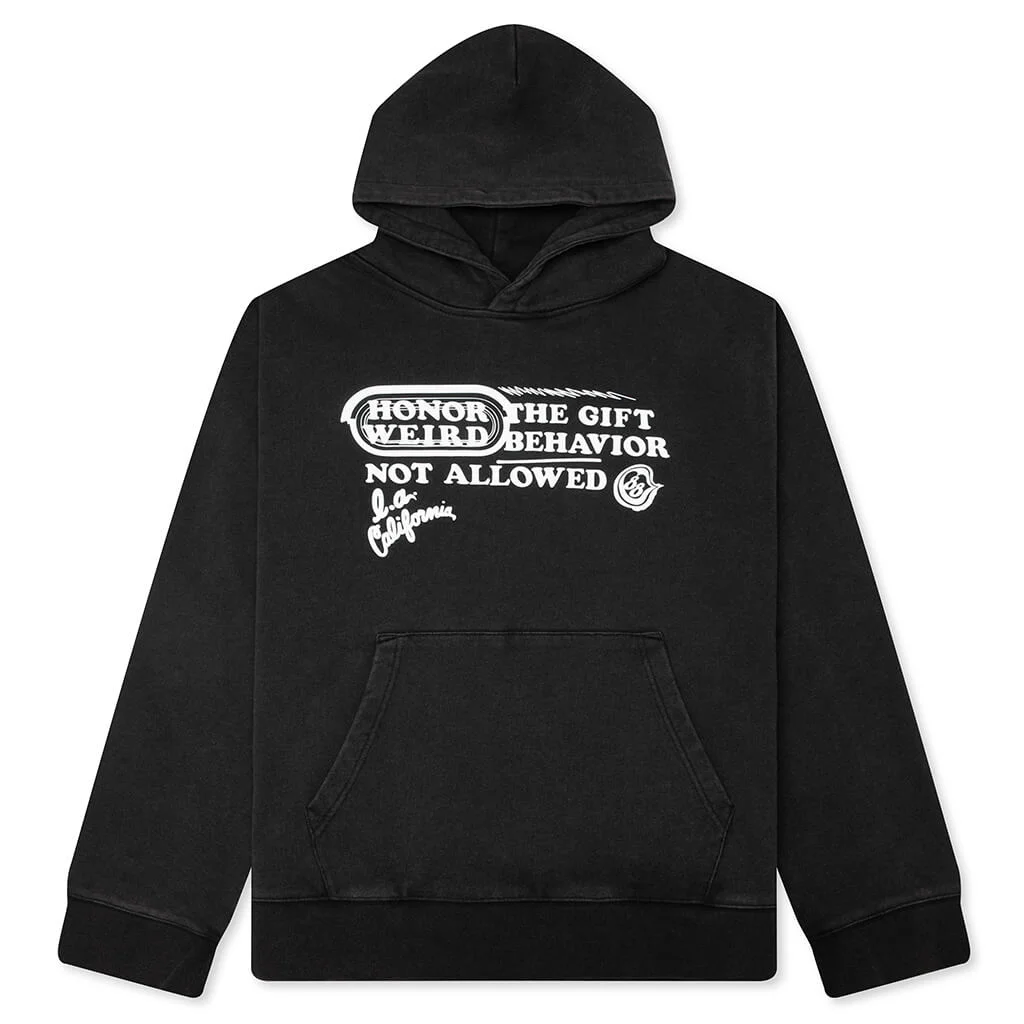 NOT ALLOWED HOODIE - BLACK - 1