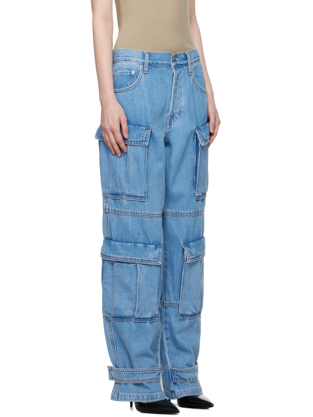 Blue Lex Cargo Jeans - 2