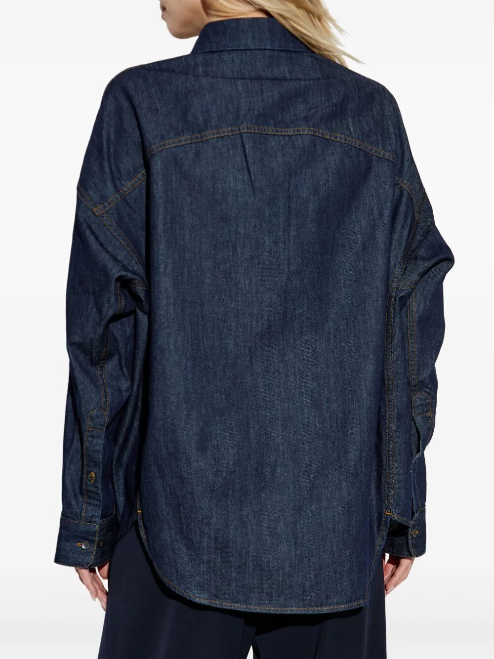 Dries Van Noten Women Casio Denim 1553 Shirt - 4