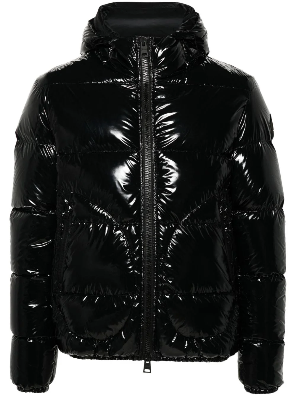 hooded puffer jacket - 1