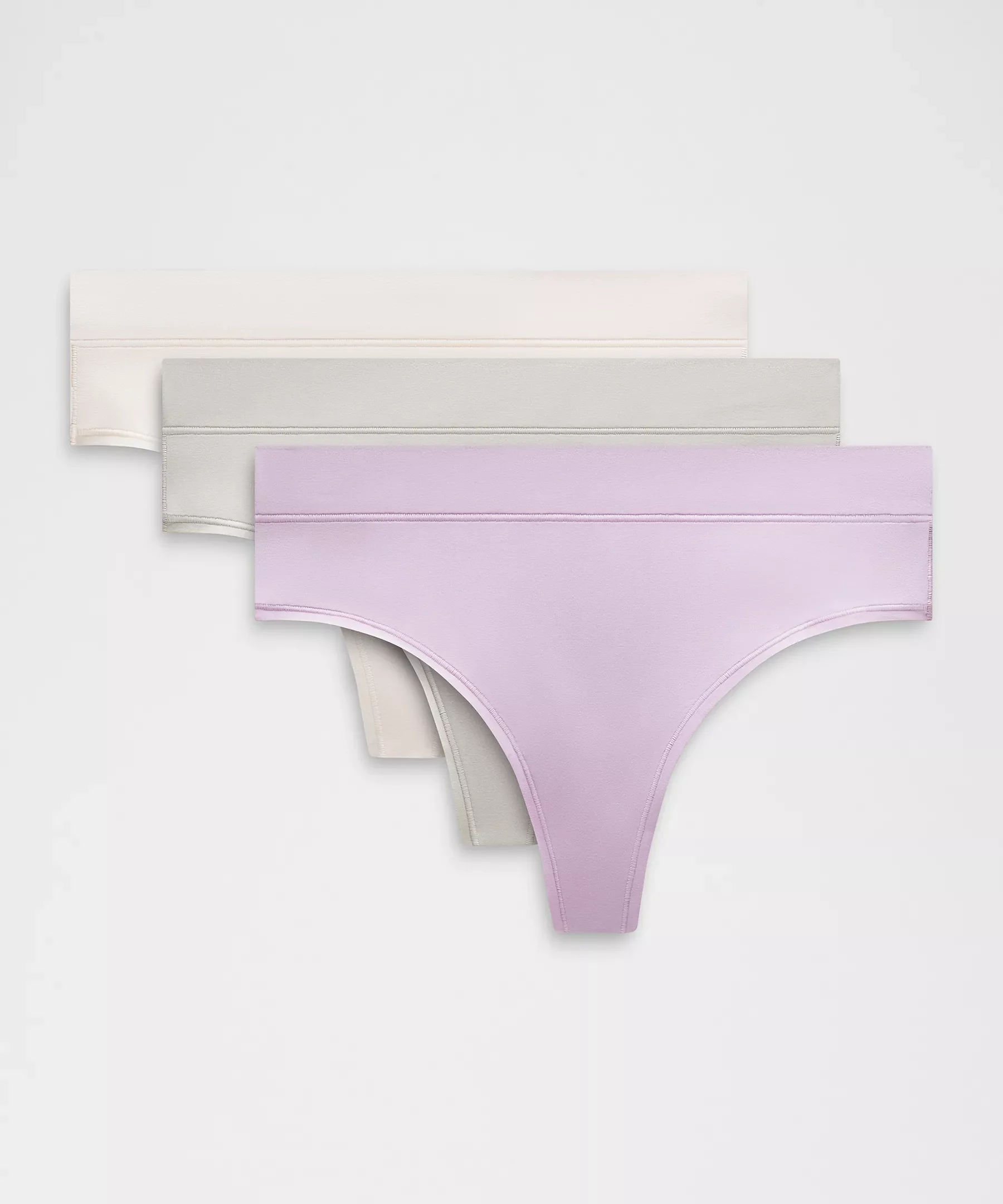 UnderEase High-Rise Thong Underwear *3 Pack - 1