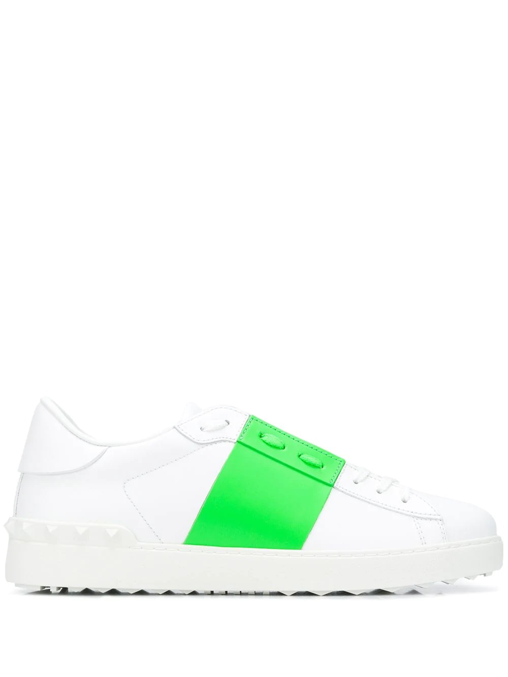 Open contrast-band sneakers - 1