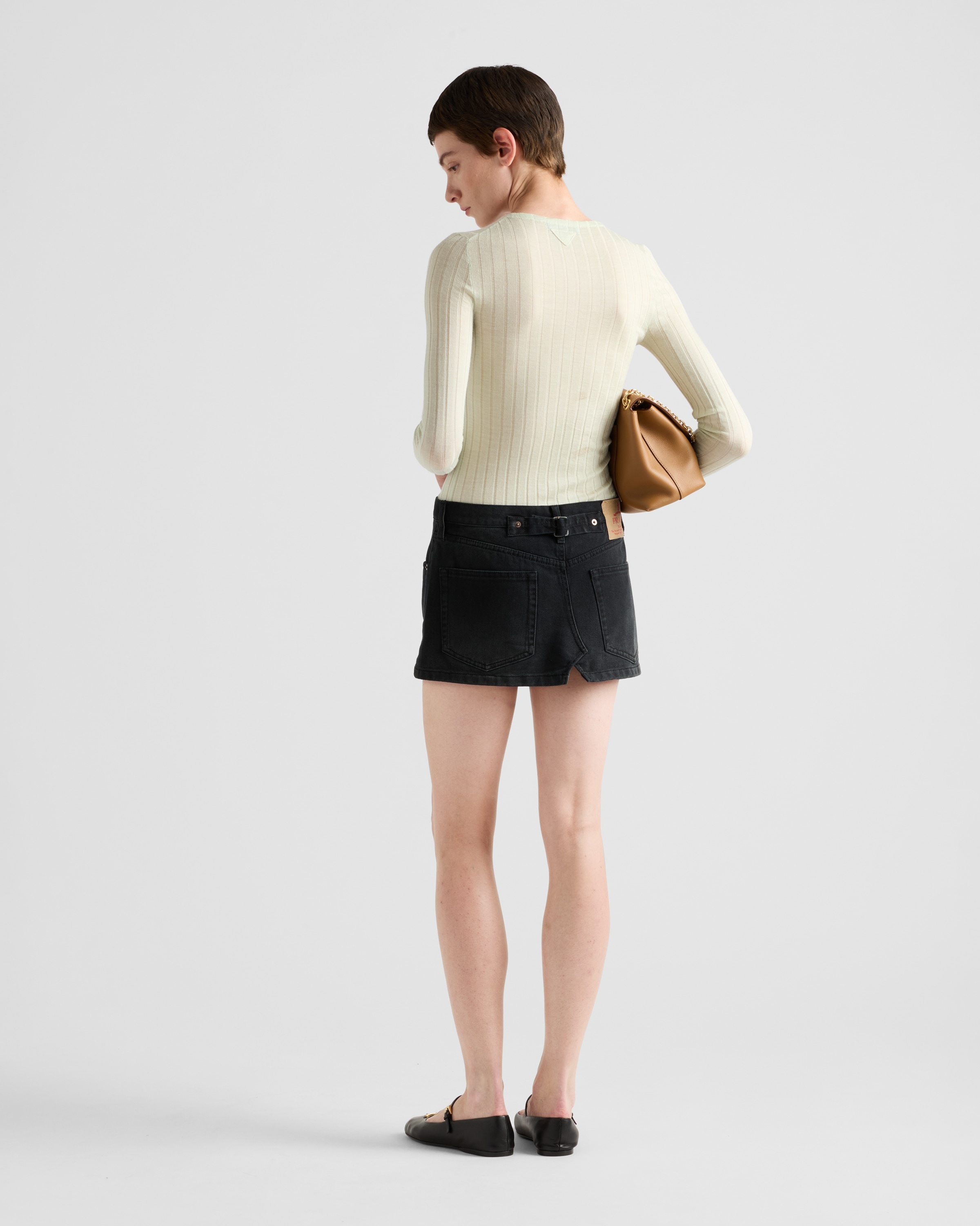Cashmere and silk crew-neck sweater - 5