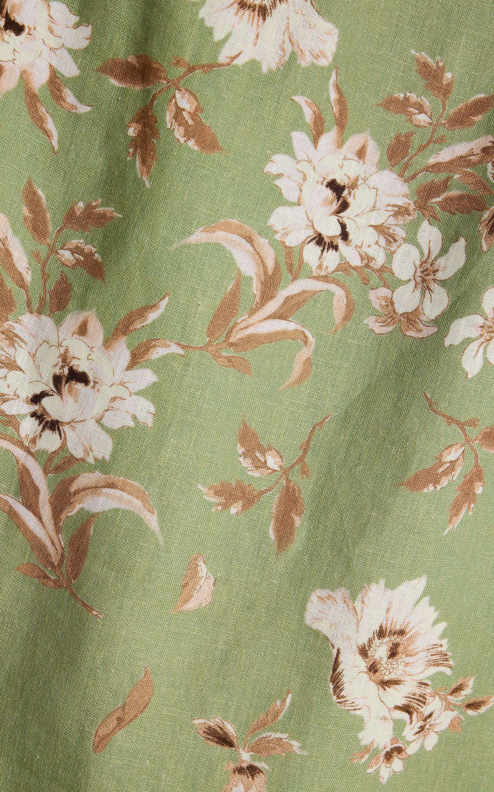 Exclusive Sienna Floral Linen Maxi Skirt green - 5