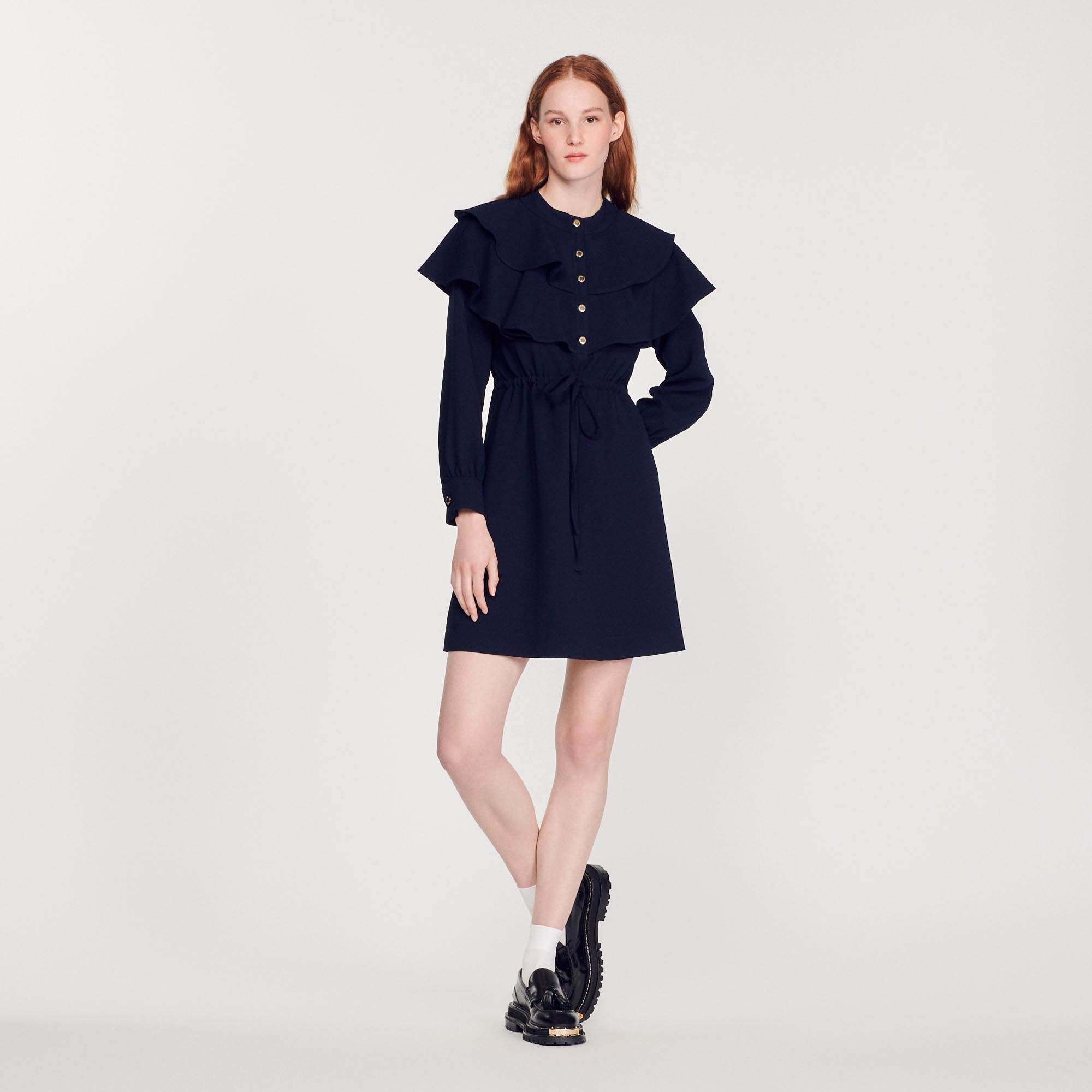 Dress with oversize ruffles - 5