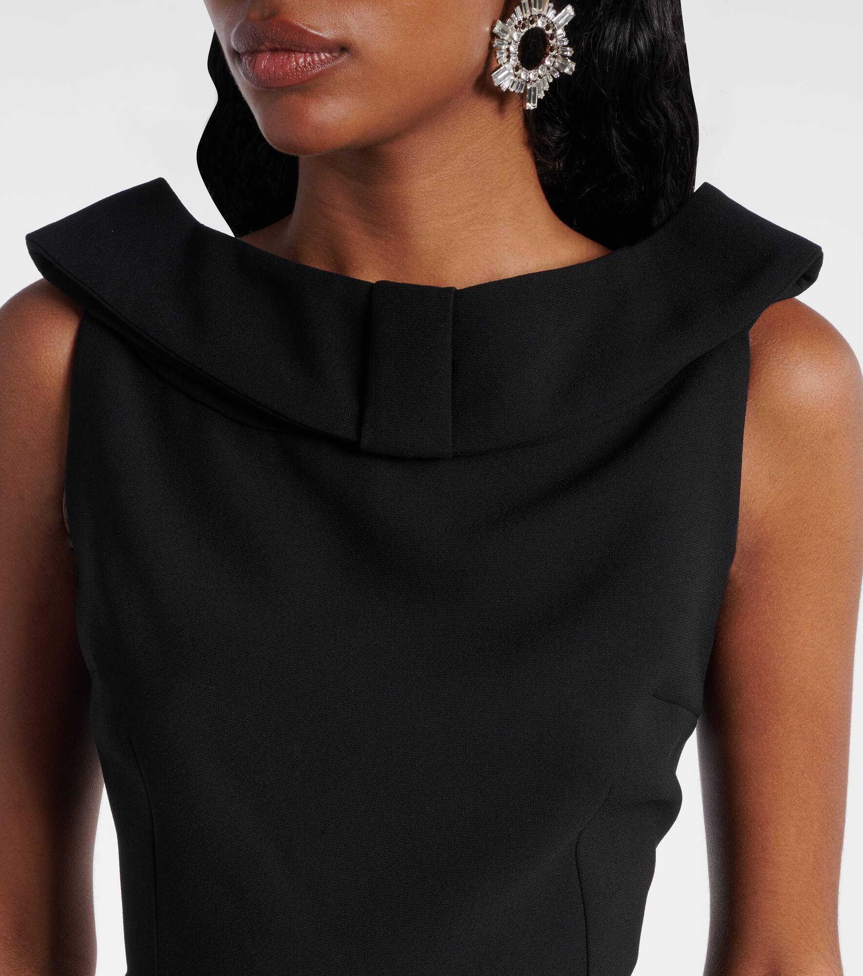 Daphne crêpe cocktail dress - 4