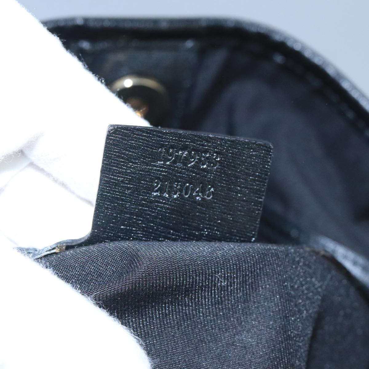 GUCCI GG Supreme Tote Bag Pvc Gold White - 12