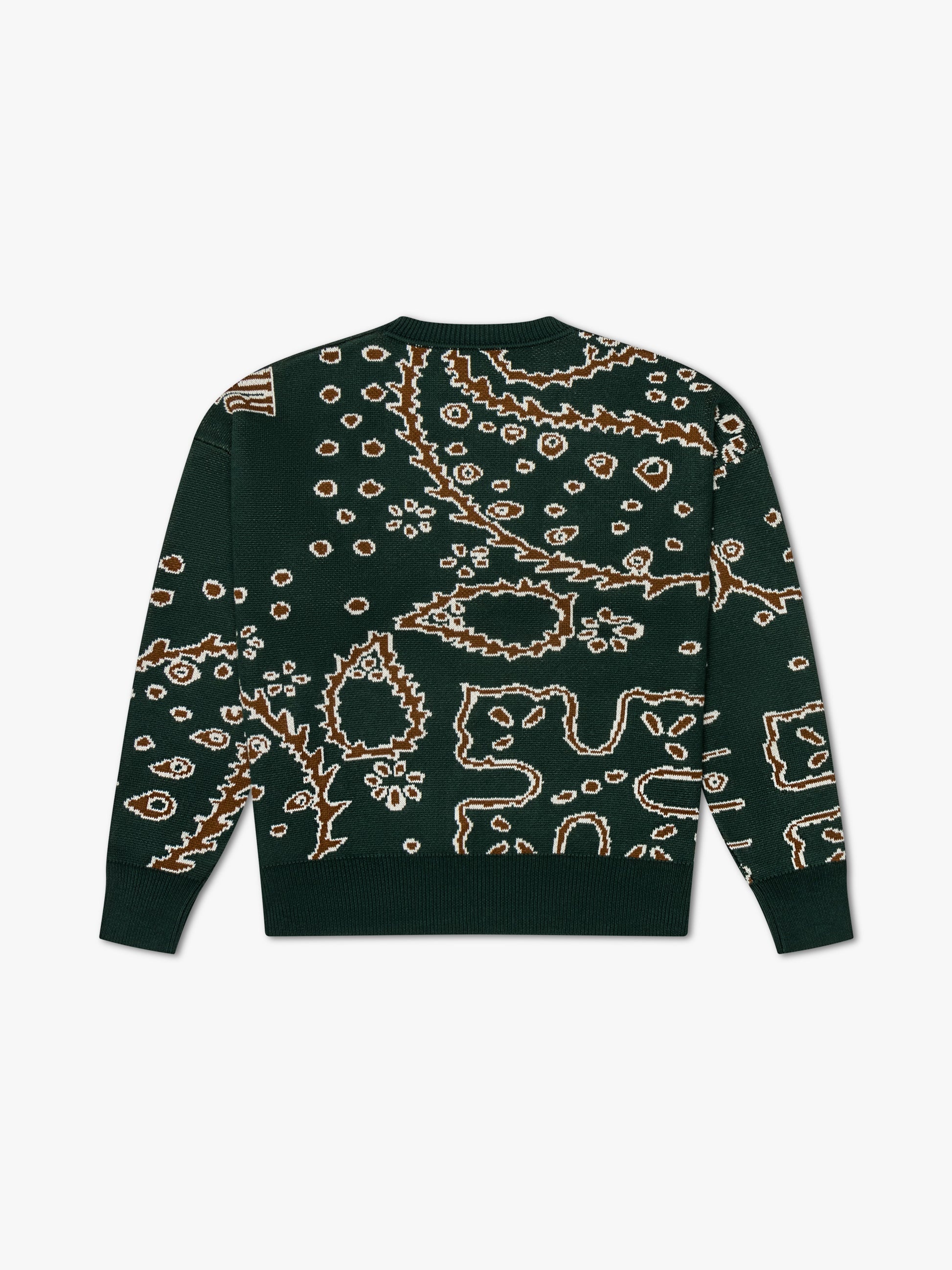 BANDANA KNIT CREWNECK - 2