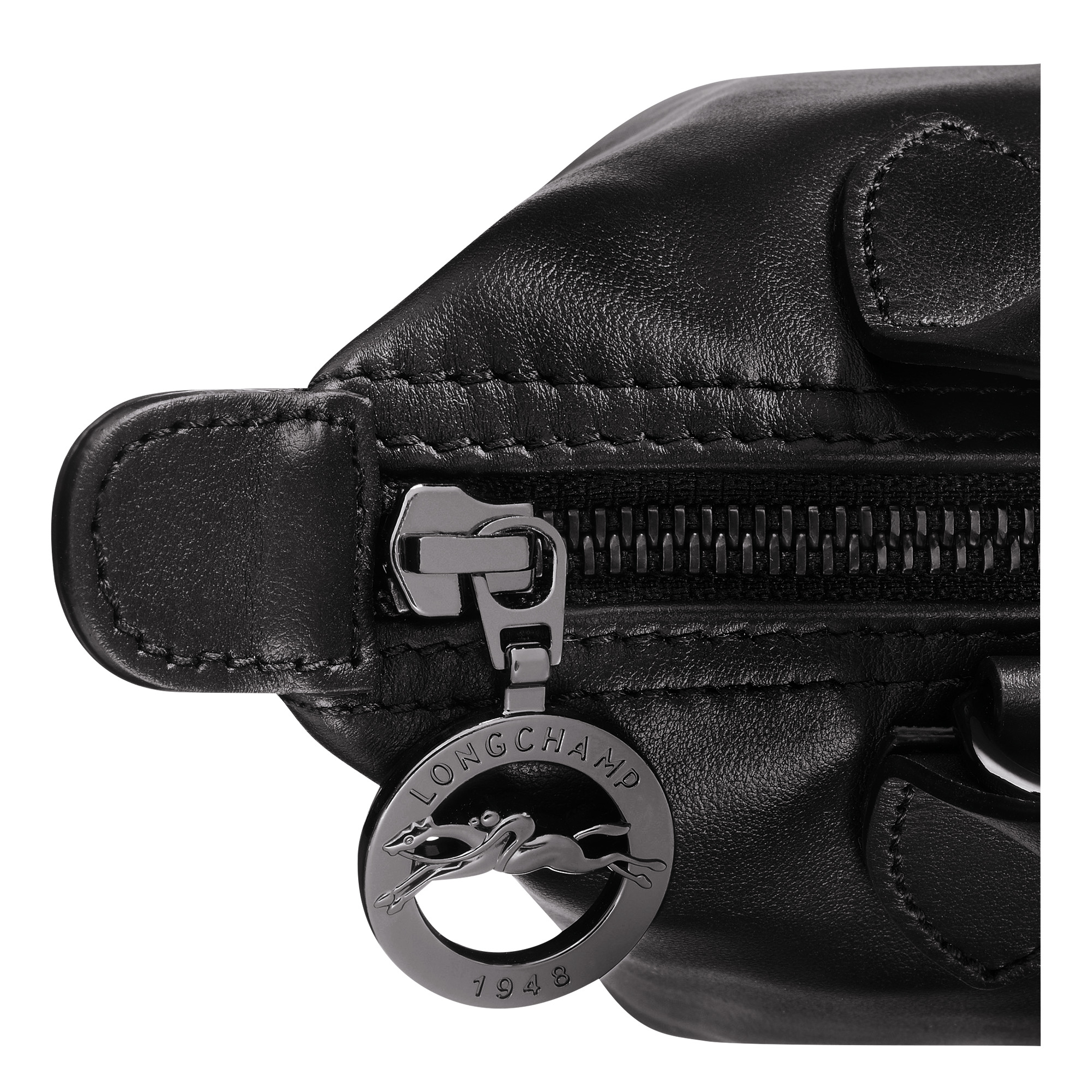 Le Pliage Xtra XS Handbag Black - Leather - 6