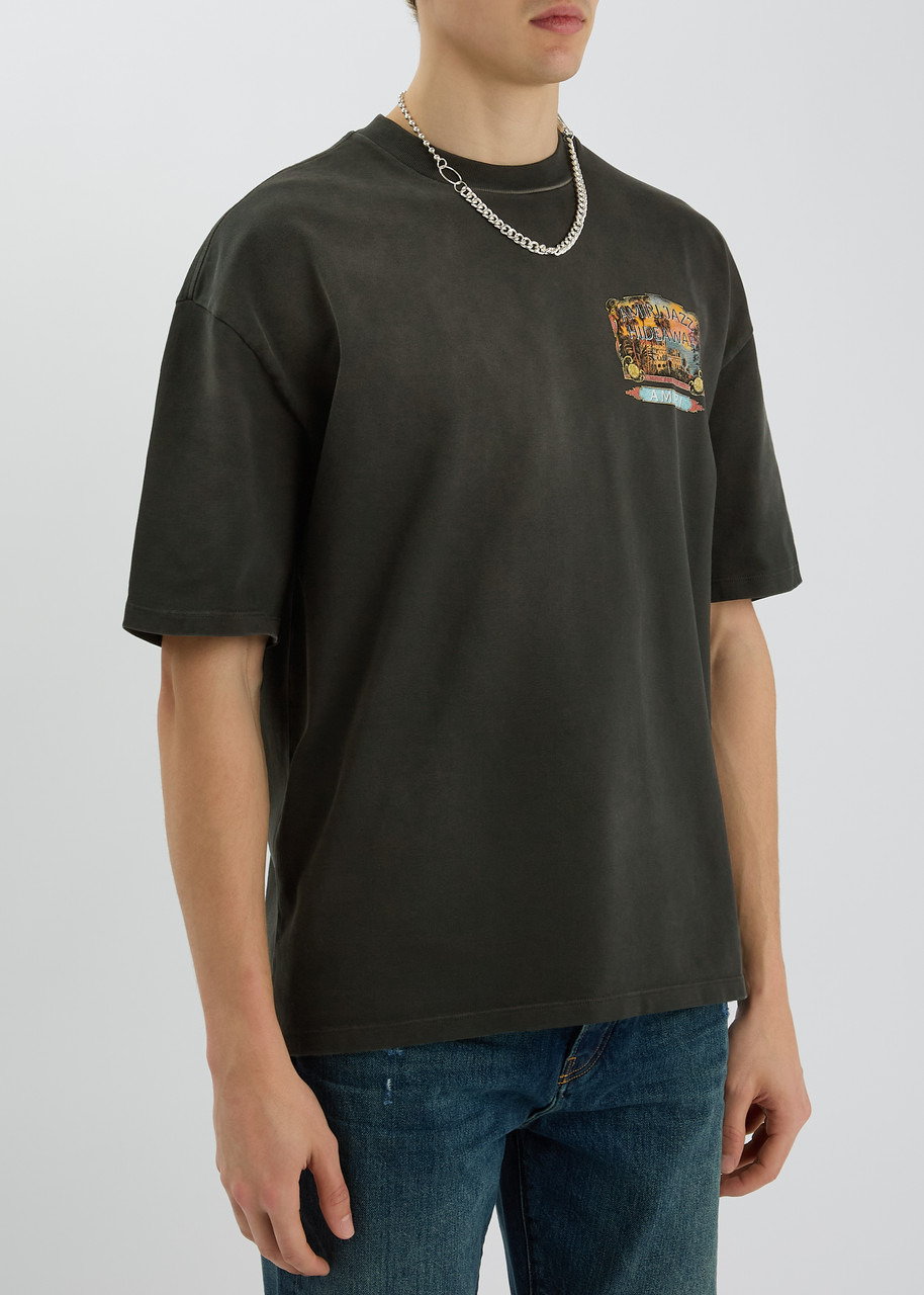 Amiri Jazz Hideaway Logo-print Cotton T-shirt - 2