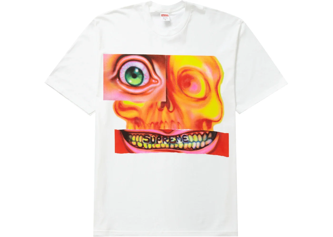 Supreme Face Tee White - 1