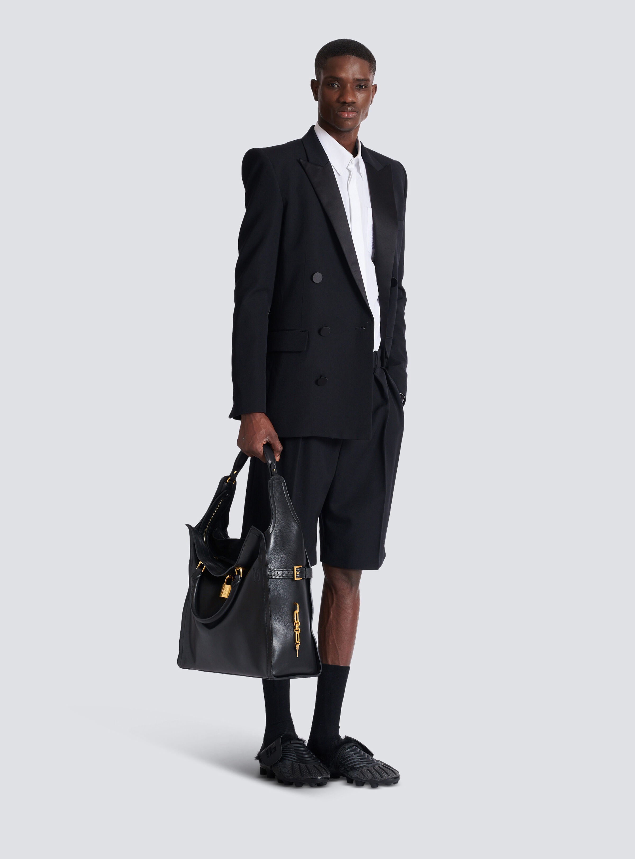 Pulse Large waxed calfskin leather tote bag - 2