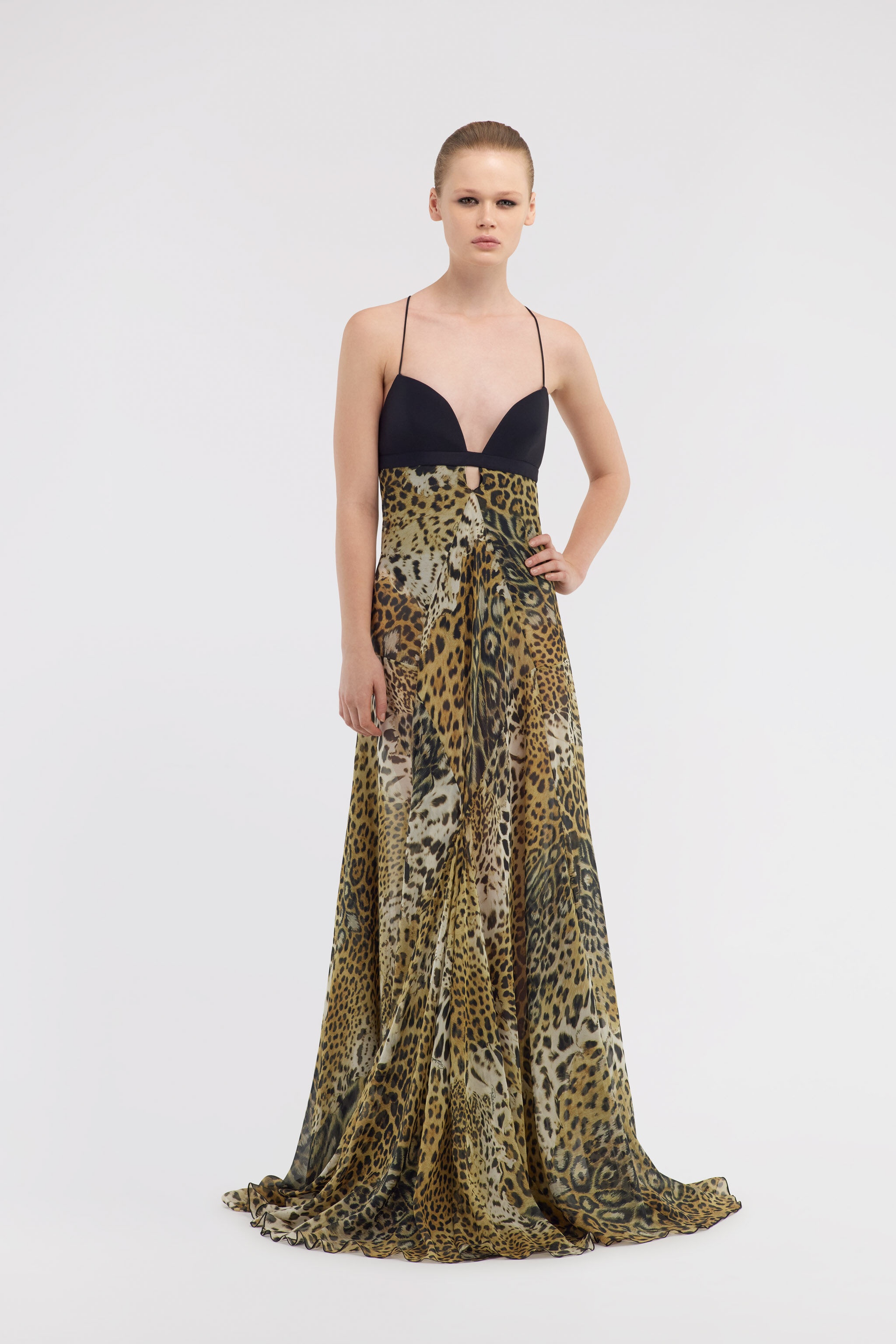 Long dress Jaguar Skin print - 2