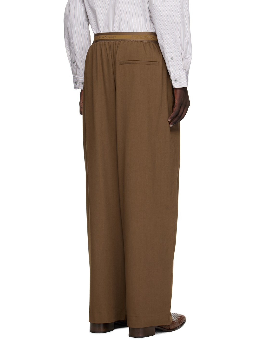 Brown Wool Trousers - 3