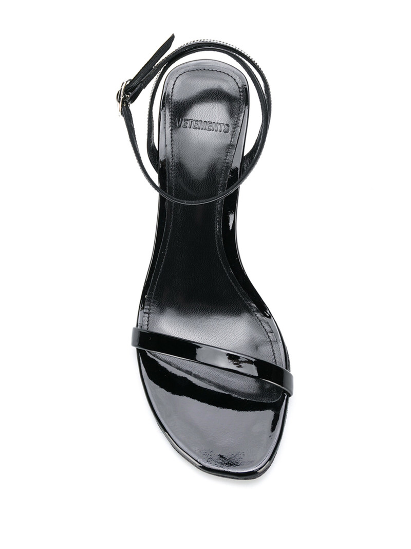 Eiffel Tower ankle strap sandals 4