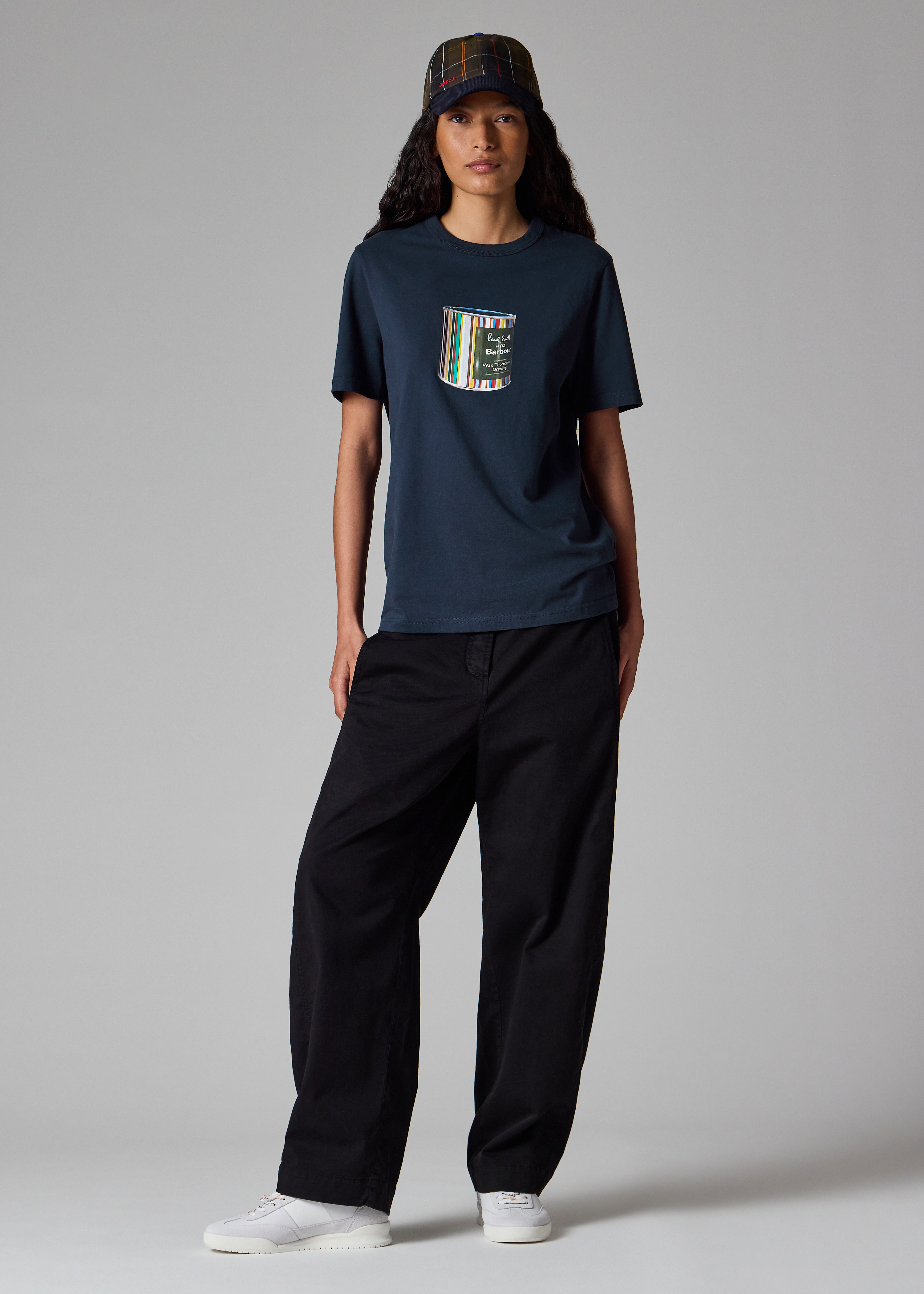 Paul Smith loves Barbour - Wax Tin Print T-Shirt - 10
