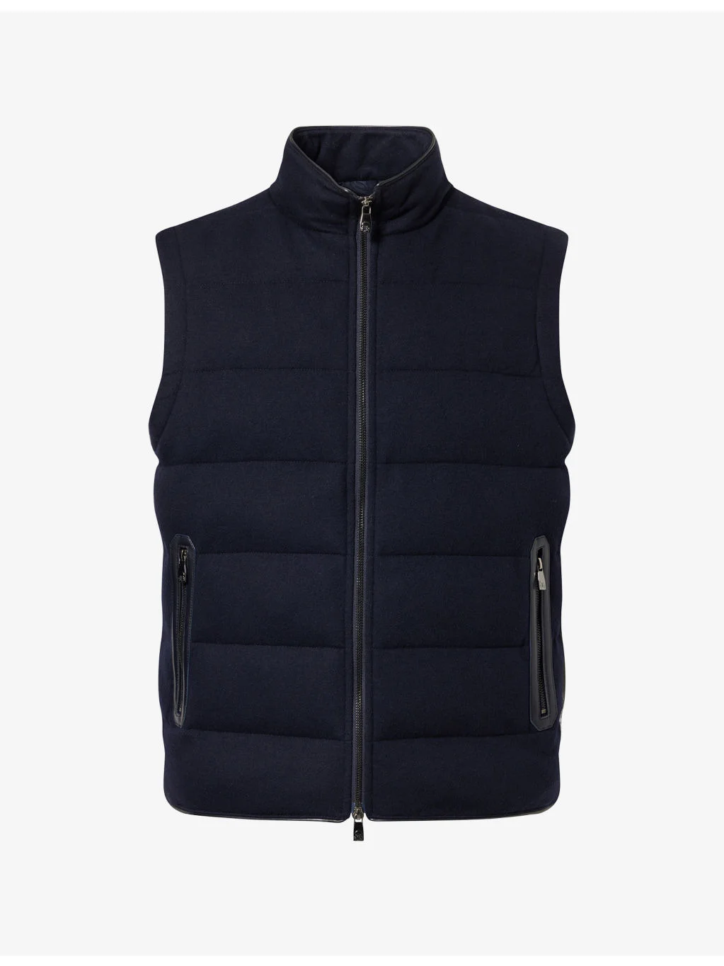 Padded Cashmere Gilet - 1