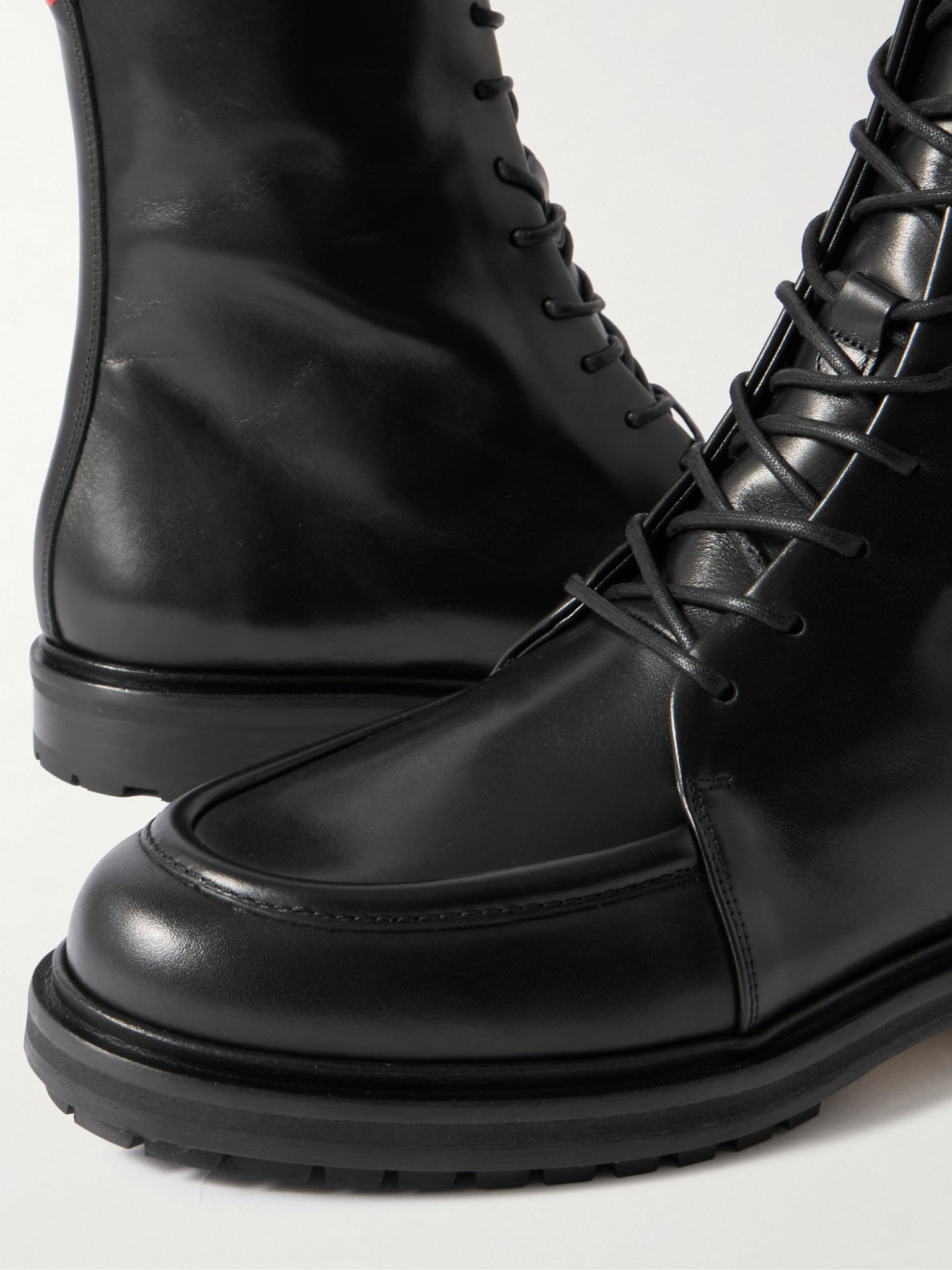 Tate leather ankle boots Black - 4