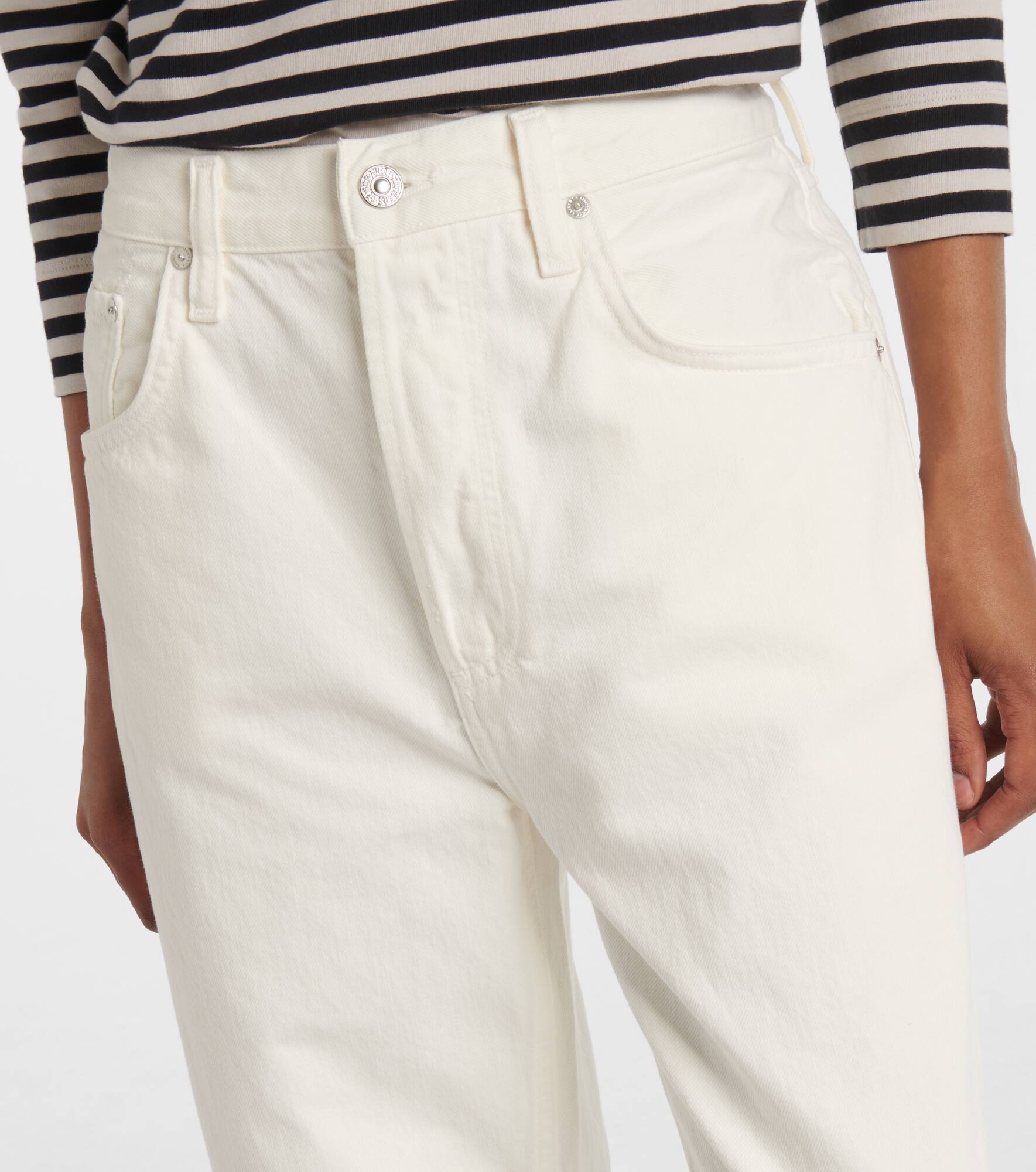 Dahlia low-rise wide-leg jeans - 4