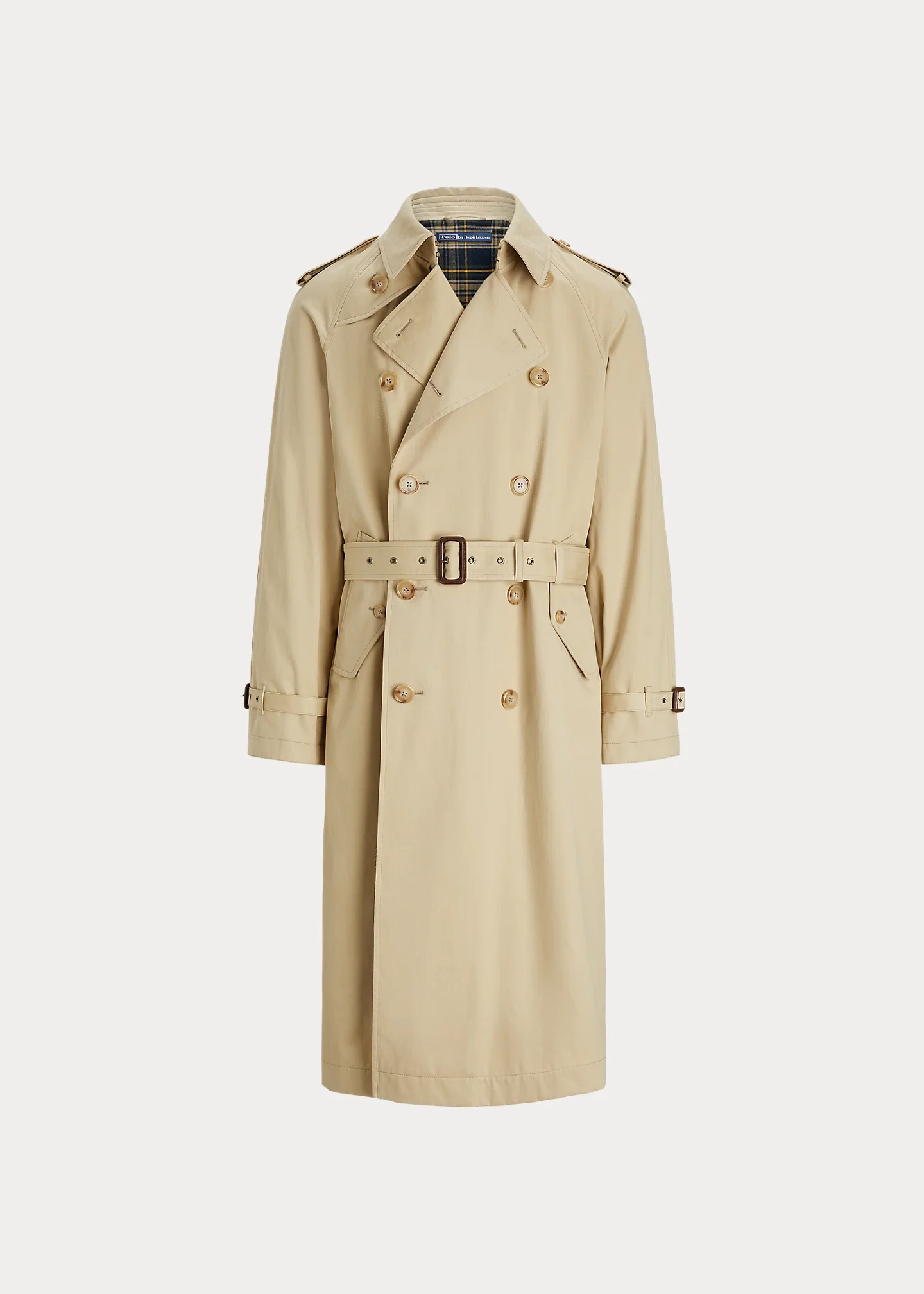Lightweight Twill Trench Coat - 1