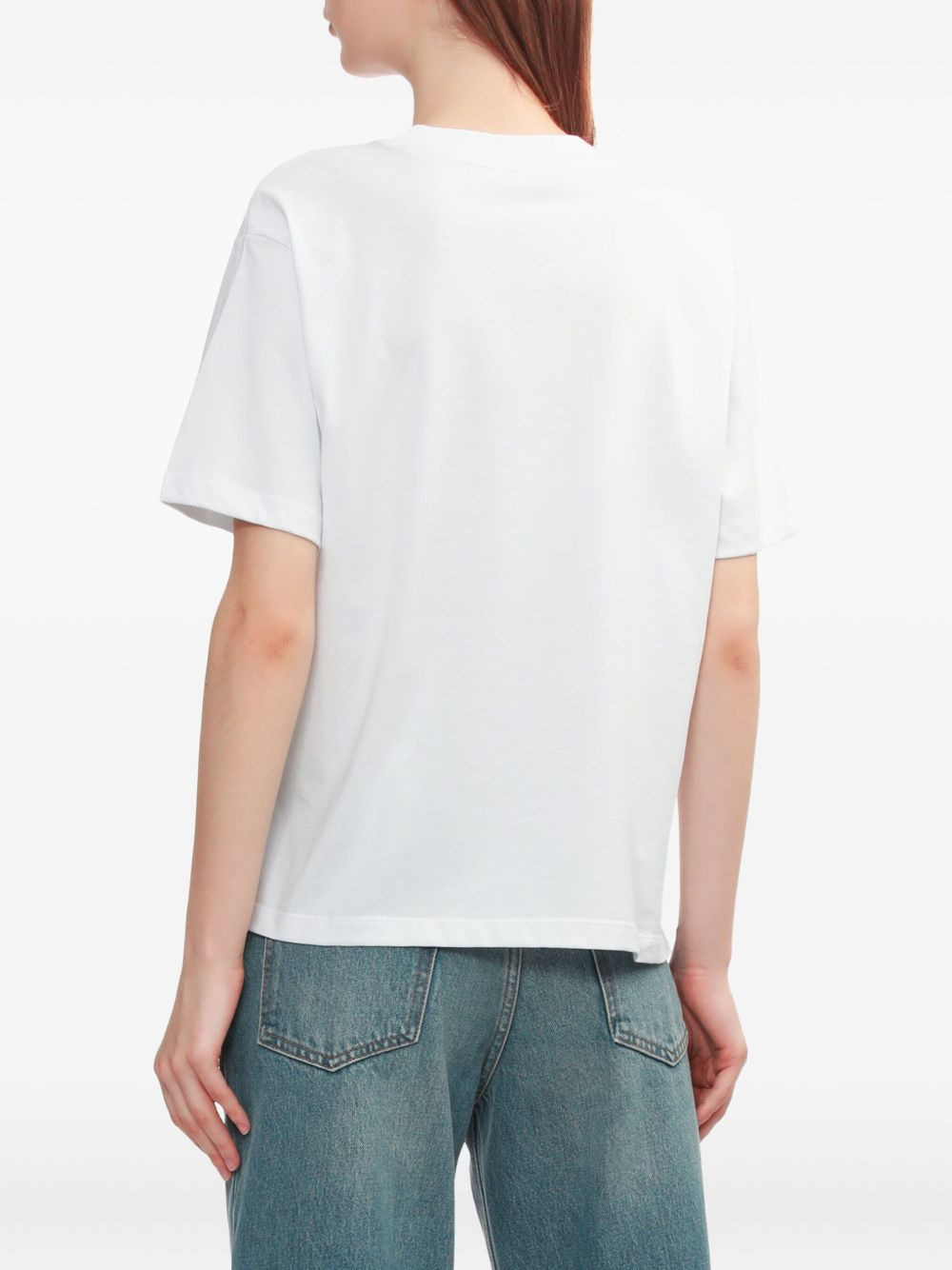 text-print T-shirt - 4