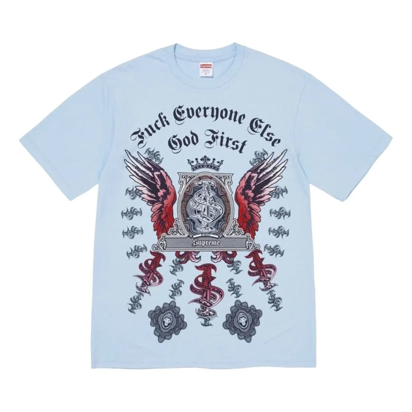 Supreme FW26 Money T-Shirt 'Powder Blue' SUP-FW26-007-BLU - 1