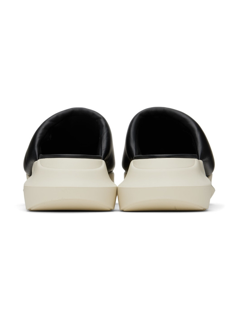 Black Geth Puffer Pool Slides 2