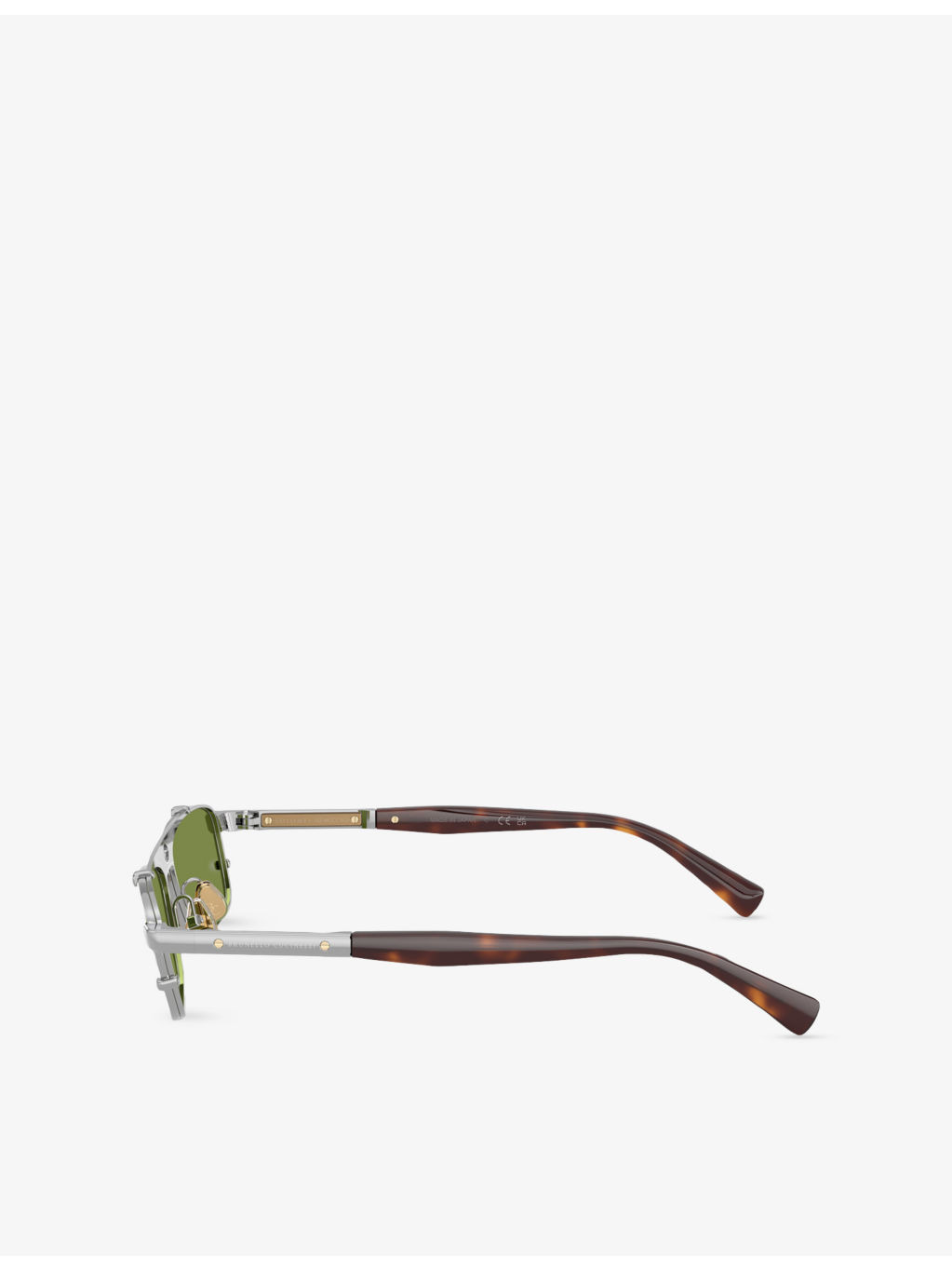 BC2010ST Paloma Rectangular-Frame Metal Sunglasses - 2