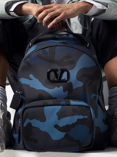 Valentino camouflage-print backpack outlook