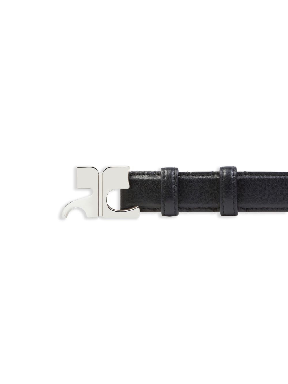 logo-buckle belt - 2