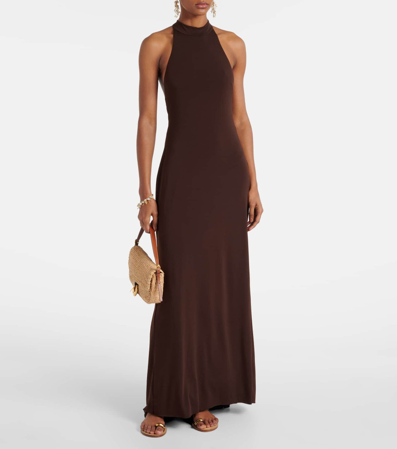 BANANHOT Carrie halterneck jersey maxi dress outlook