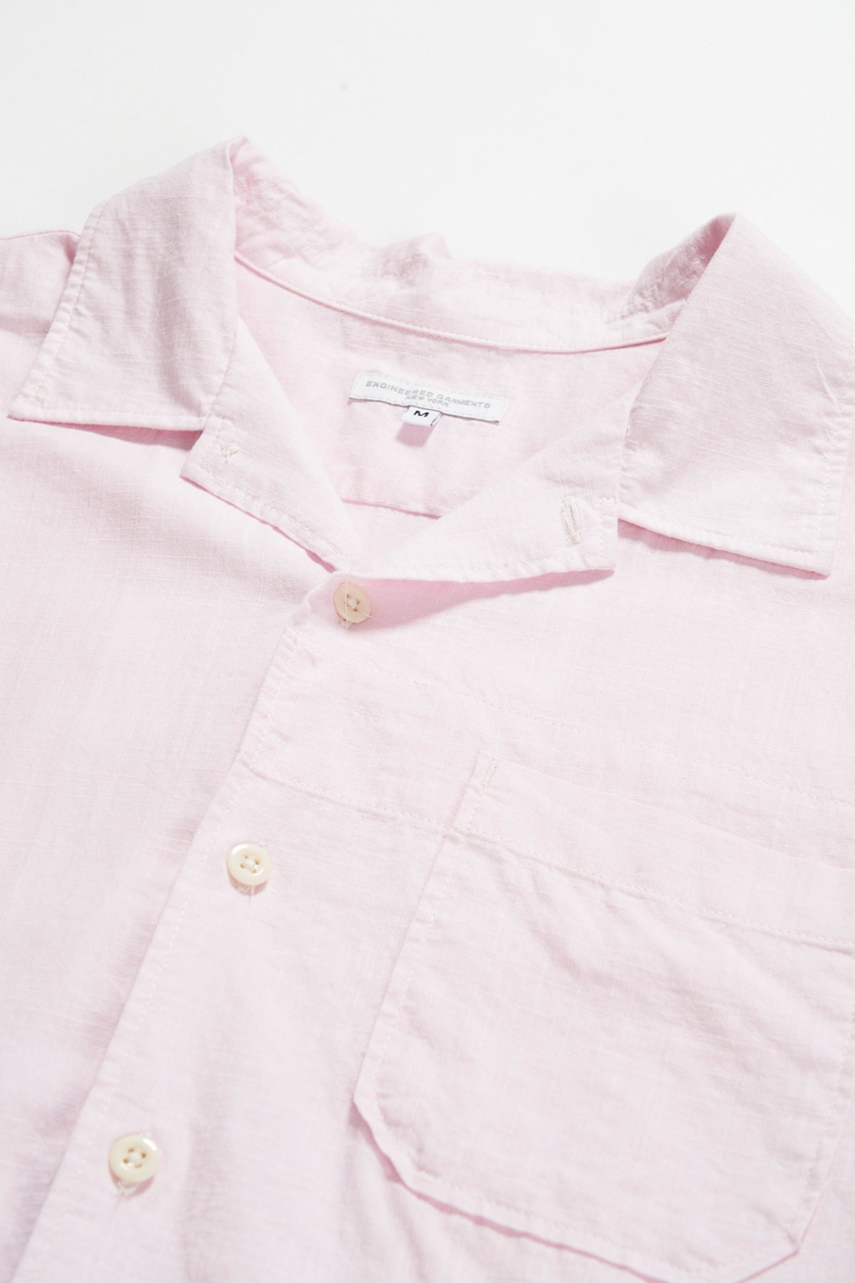 Camp Shirt - Pink Cotton Handkerchief - 3