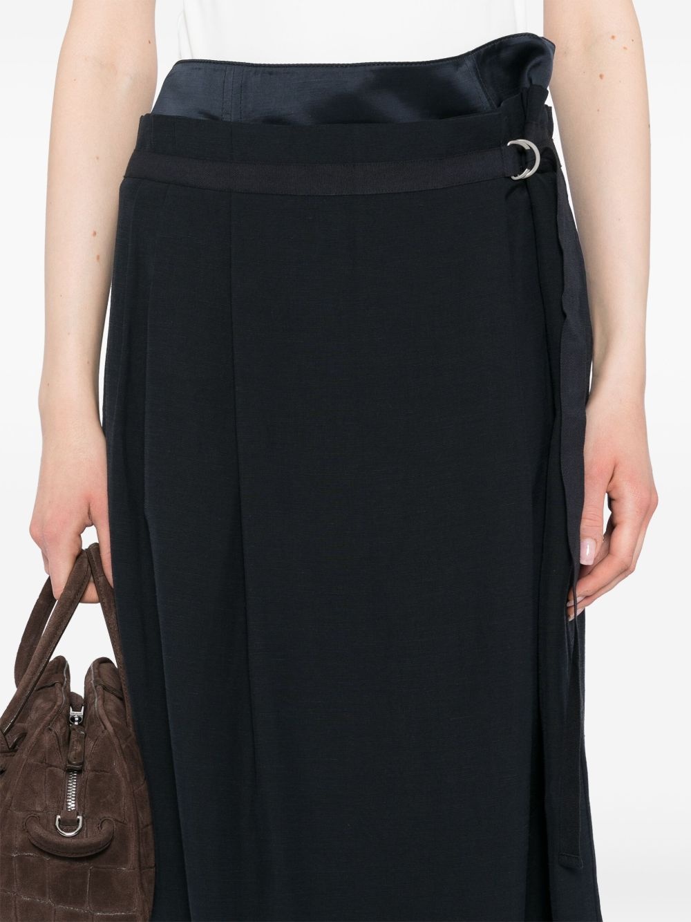 double-waistband D-ring skirt - 5