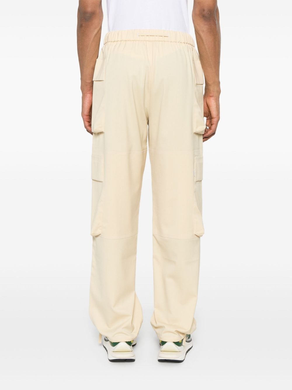 drawstring cargo pants - 4