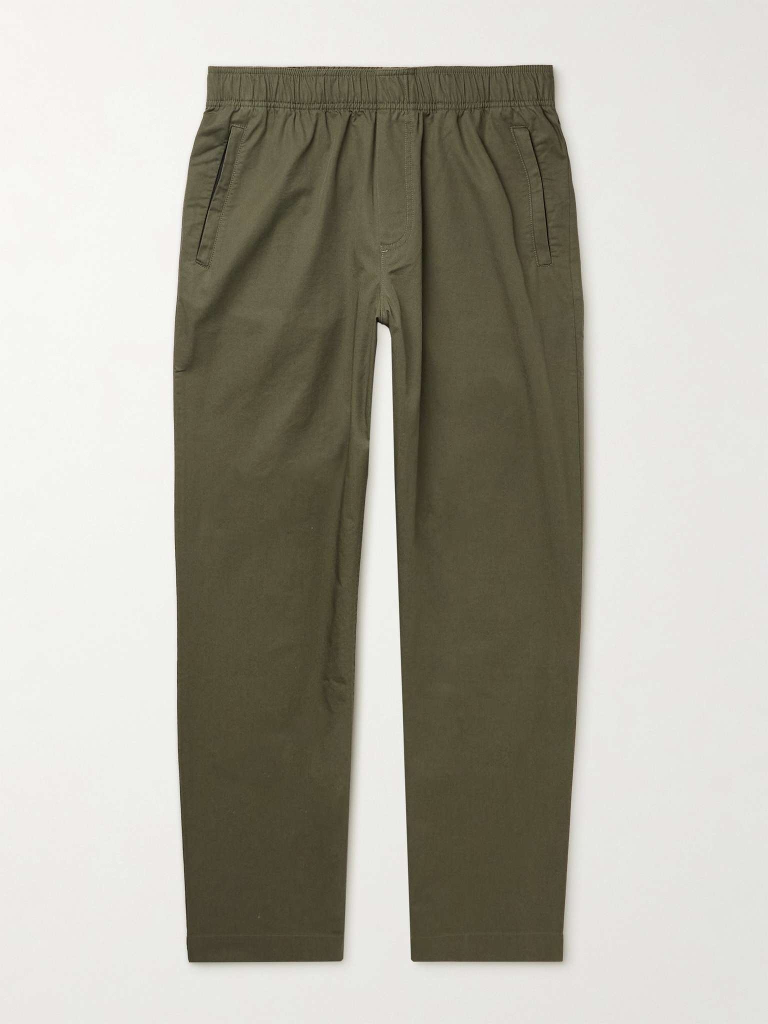 Stanley Straight-Leg Organic Cotton-Twill Trousers - 1