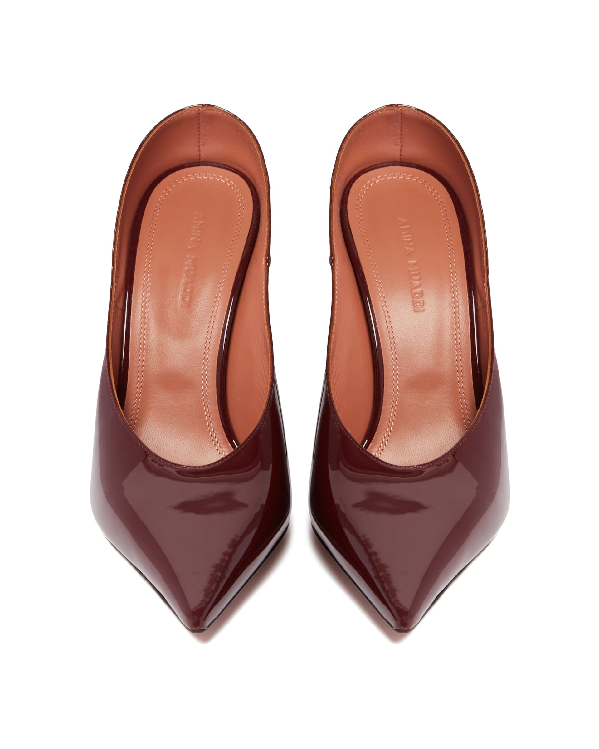 Burgundy Anok Mules - 4