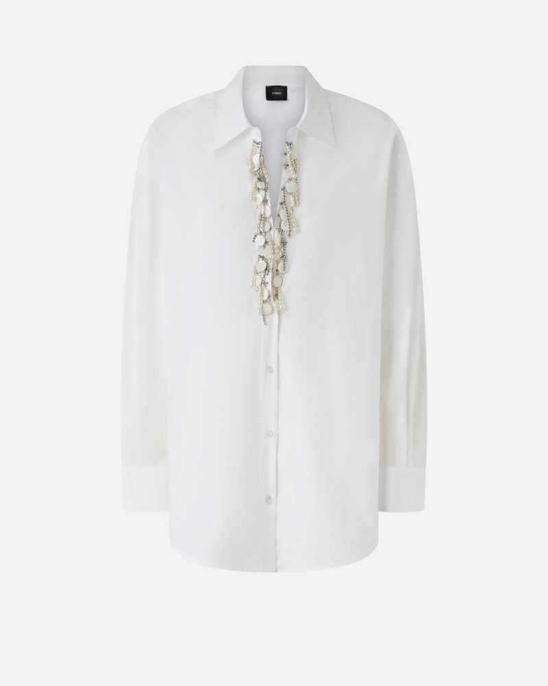 SHIRT WITH BEJEWELLED APPLIQUÉS 1