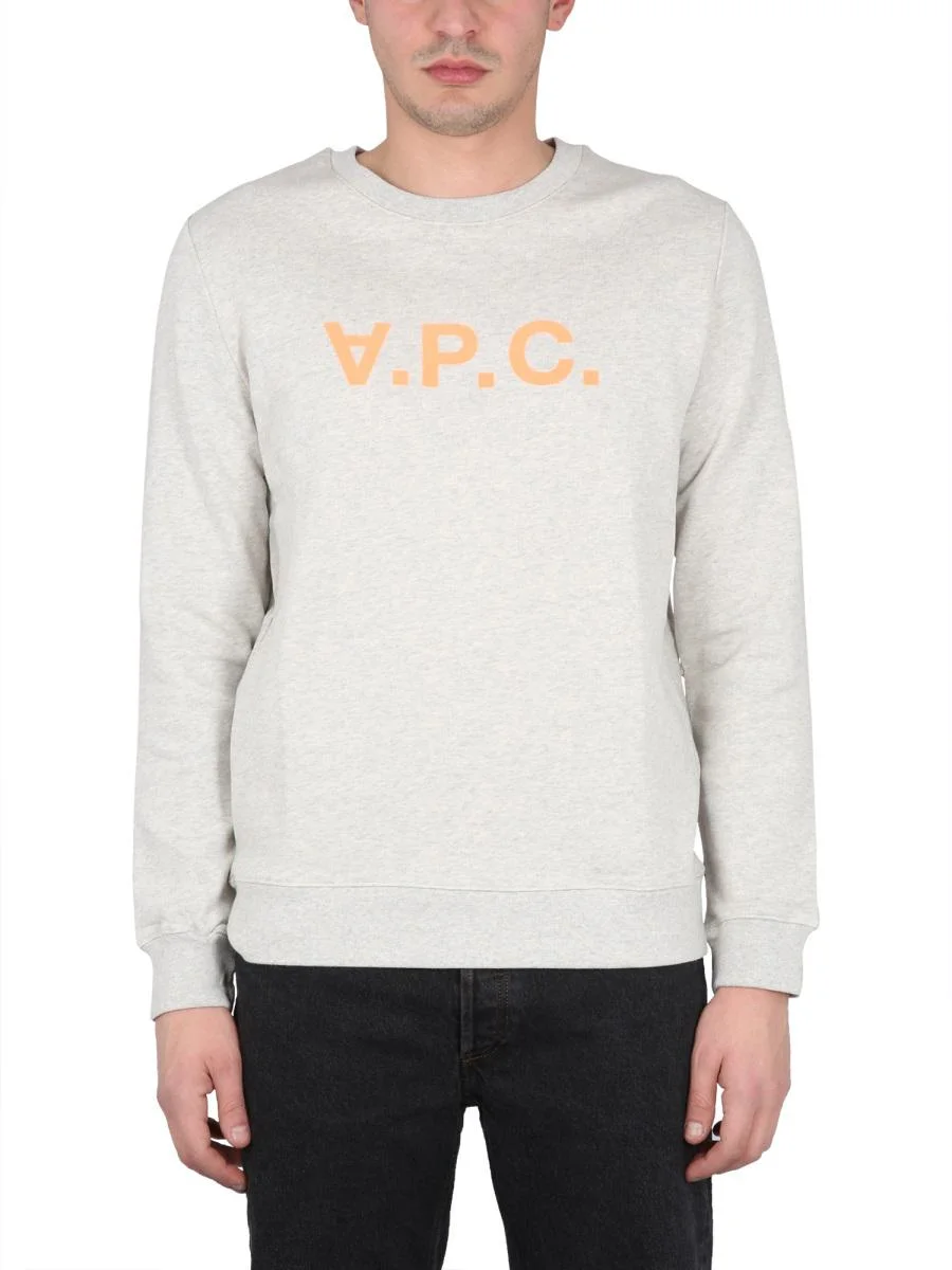A.P.C. SWEATSHIRT WITH V.P.C LOGO - 1