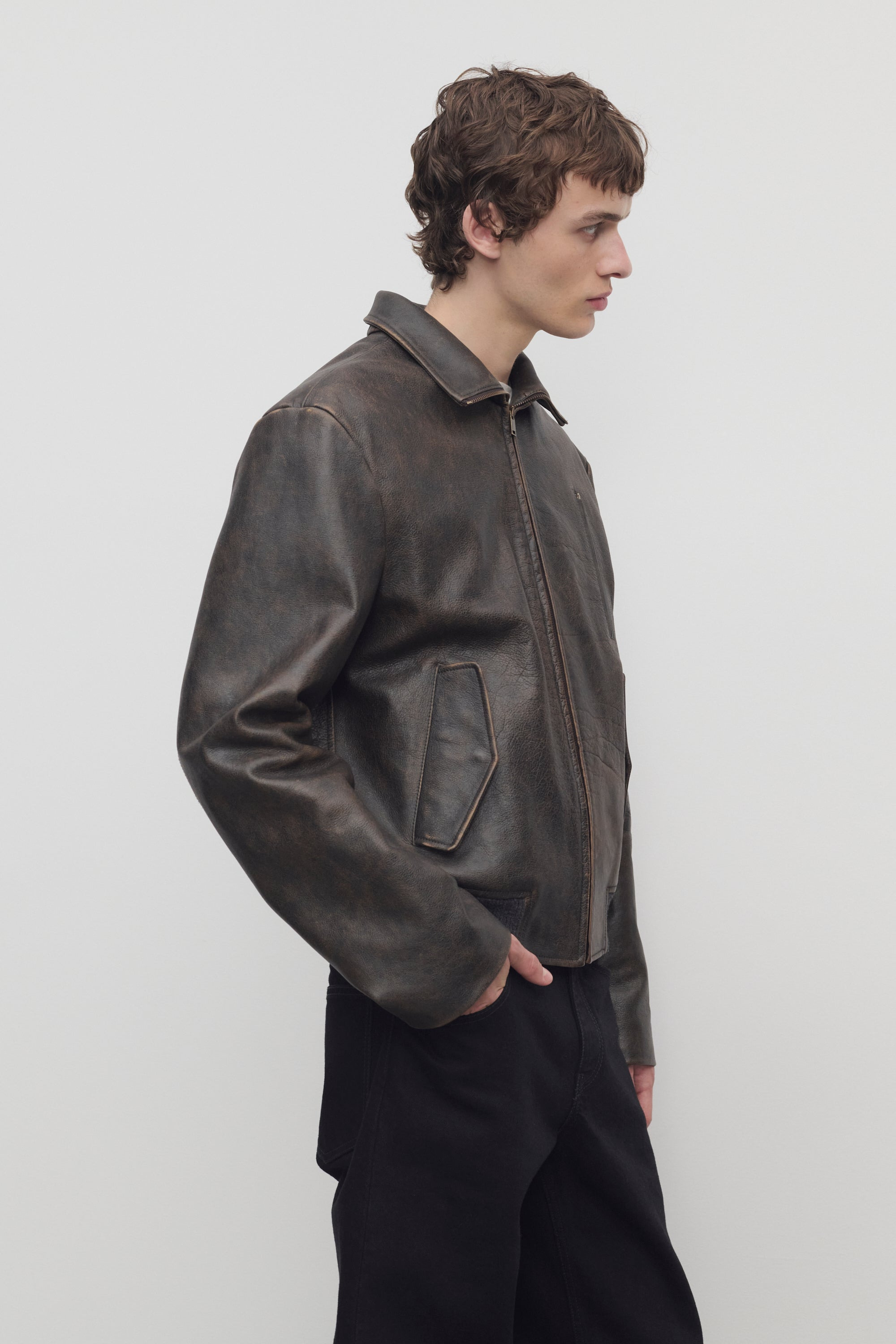 Akia Jacket in Leather - 4