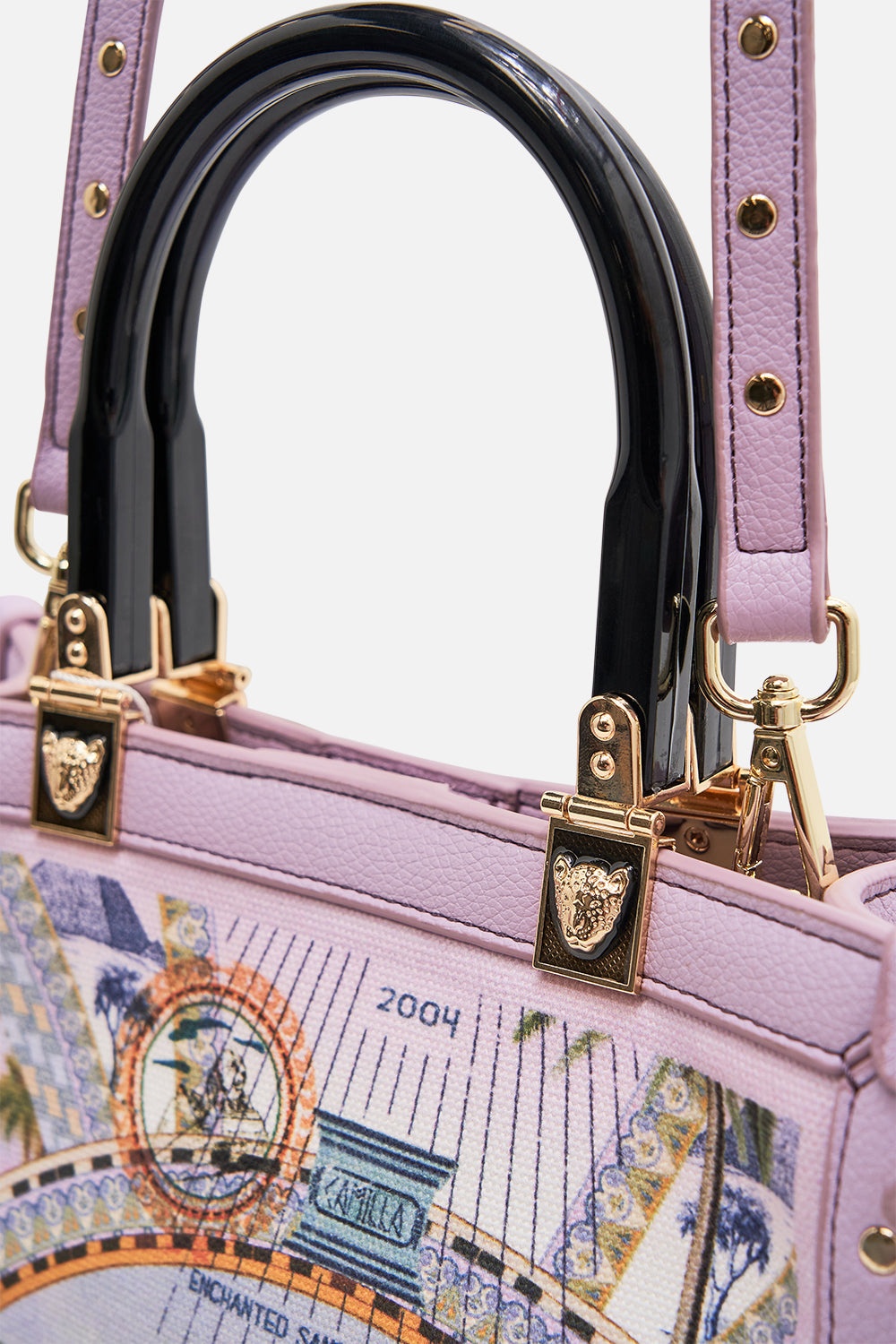 NORTH SOUTH TOTE WITH SMOOTH HANDLE - 4
