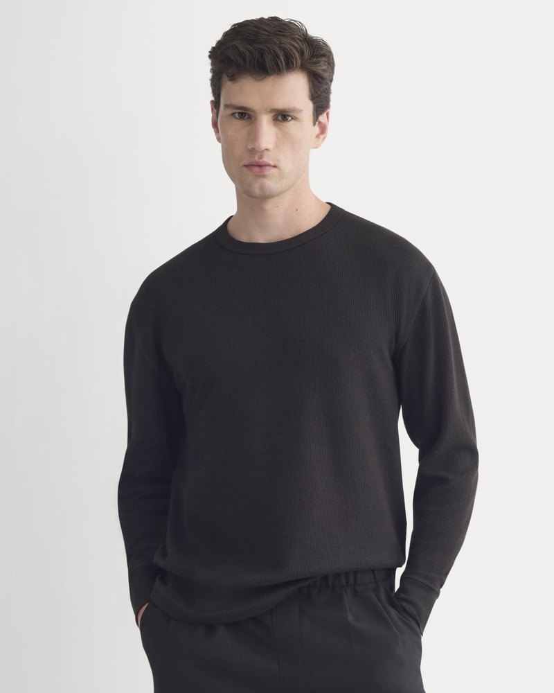 EVERLANE THERMAL CREW IN COZY WAFFLE outlook
